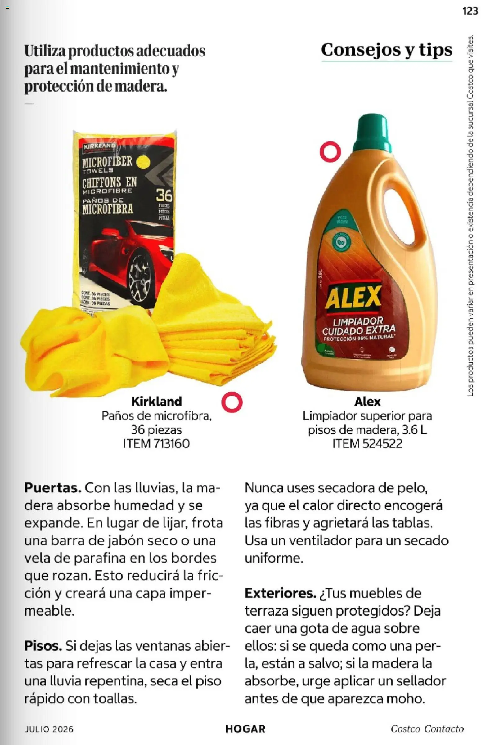 Nuevas ofertas de Costco válidas en toda la República Mexicana desde el 01/07/2026. ¡Encuentra las mejores ofertas en Costco Revista Julio 2026! | Página: 123 | Productos: Ventilador, Barra, Botella, Jabón