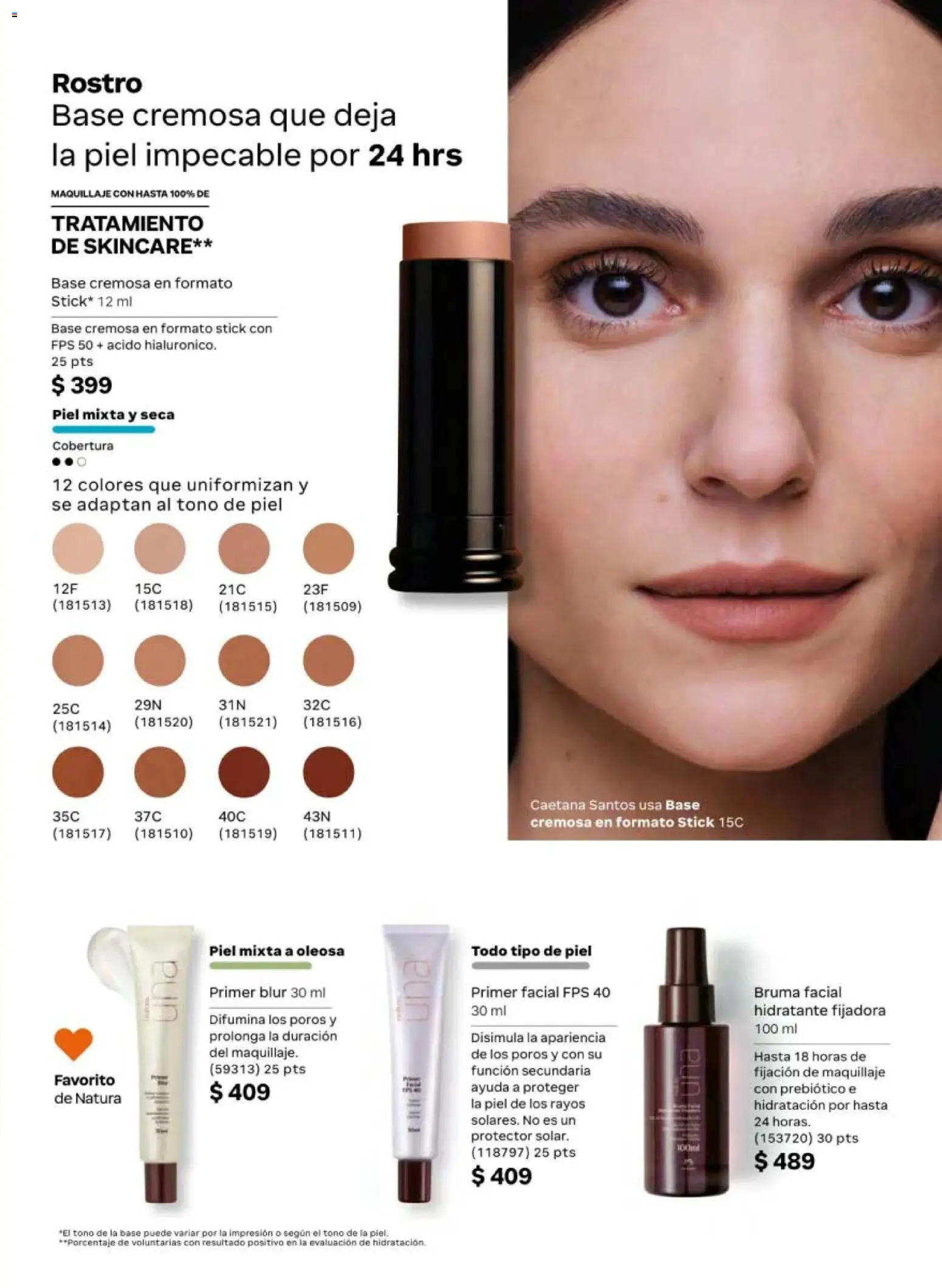 Nuevas ofertas de Natura válidas en toda la República Mexicana desde el 24.04.2026. ¡Encuentra las mejores ofertas en Natura campaña 7 2026! | Página: 55 | Productos: Bruma, Maquillaje, Protector solar