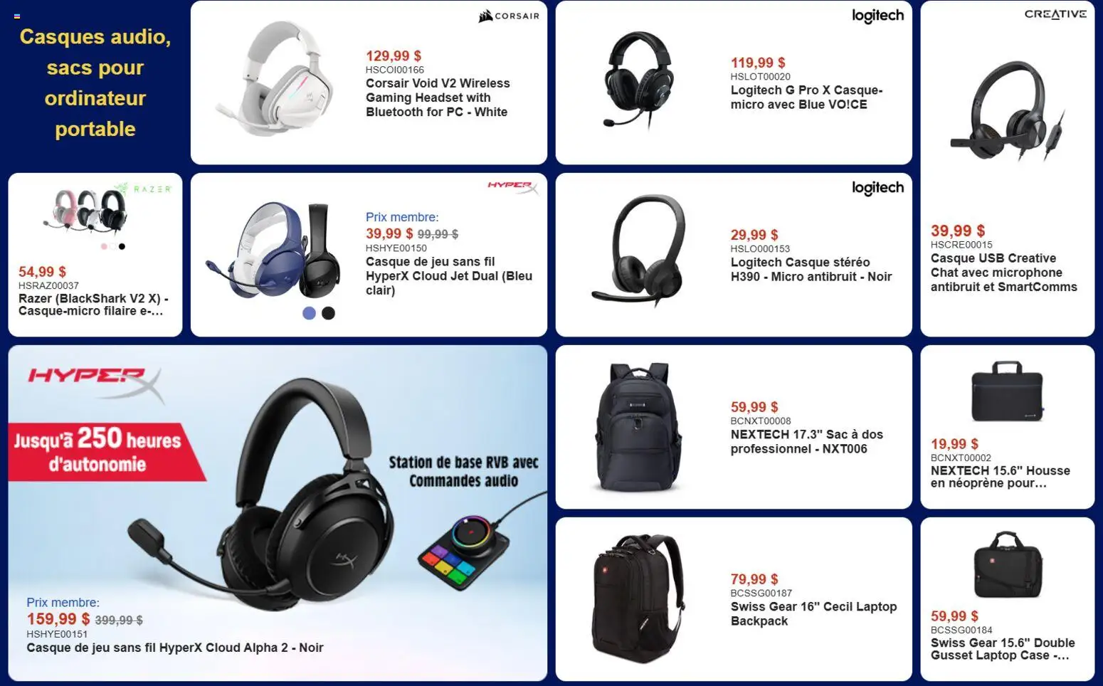 Canada Computers flyer valid from Aug 25, 2026 | Page: 11 | Products: PC, Microphone, Case, Laptop
