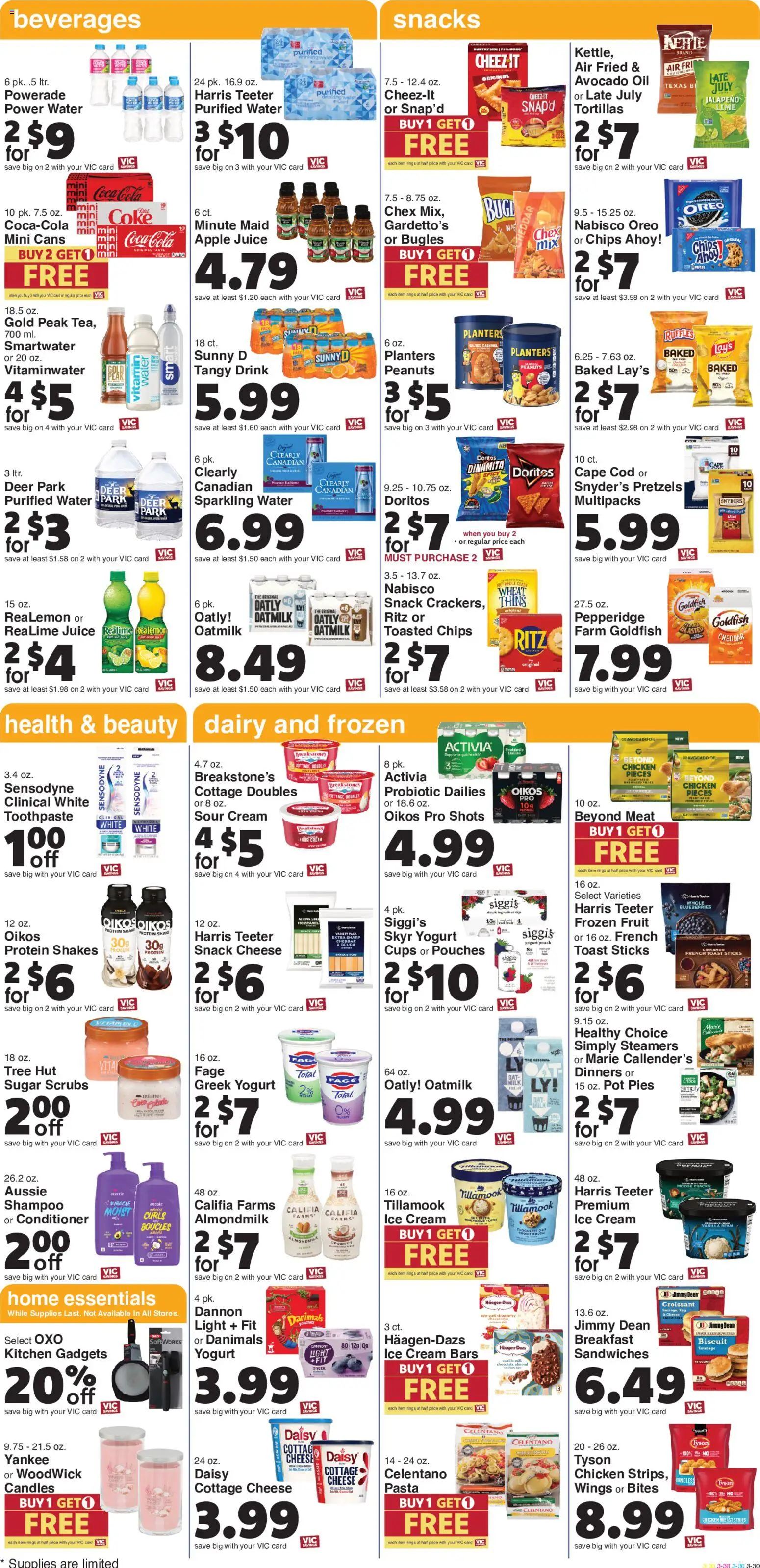 Harris Teeter Weekly Ad - NC - valid from 06.05.2026 | Page: 7 | Products: Pasta, Sugar, Lime, Blueberries