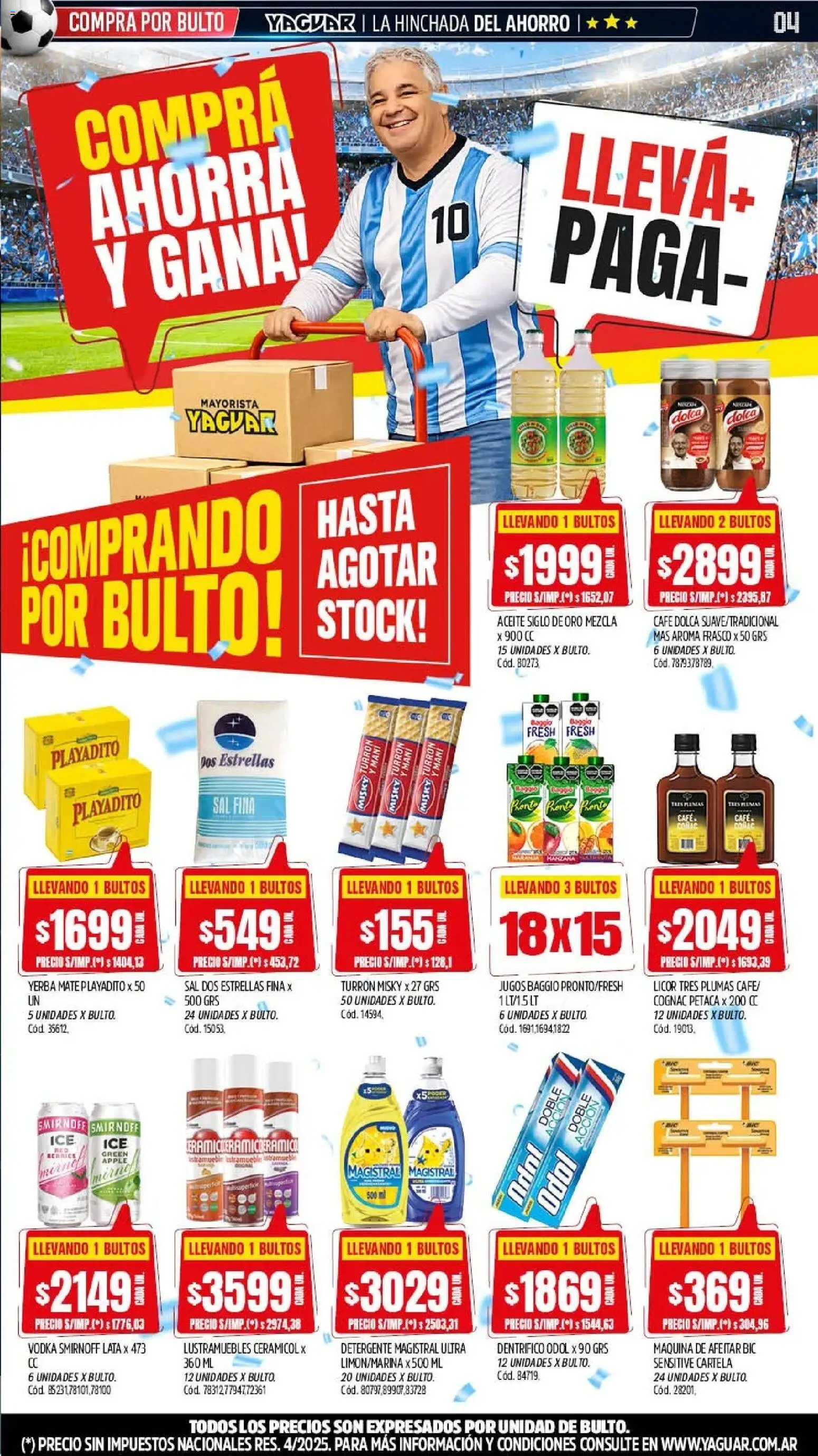 Yaguar - Oferta Semanal Misiones │ válido desde el 15.06.2026 | Página: 3 | Productos: Maquina de afeitar, Aceite, Detergente, Café