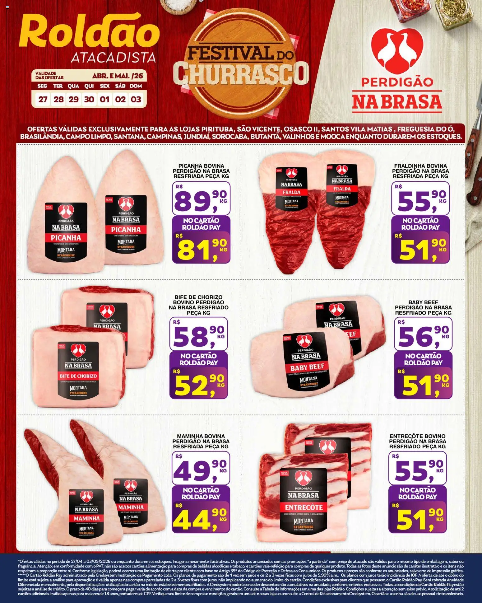 Roldão ofertas Festival Churrasco de 27/04/2026 ? Não perca as melhores promoções! | Brasil