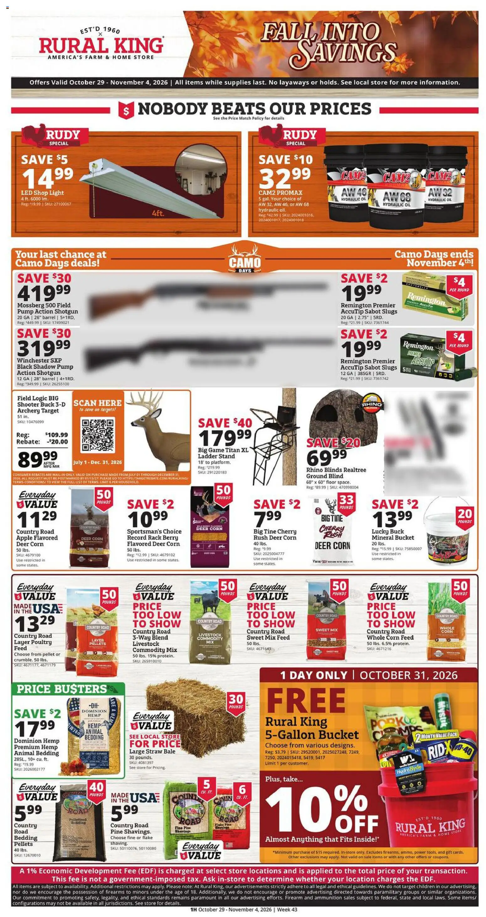 Rural King Weekly Ad - valid from 10/29/2026 | Page: 1
