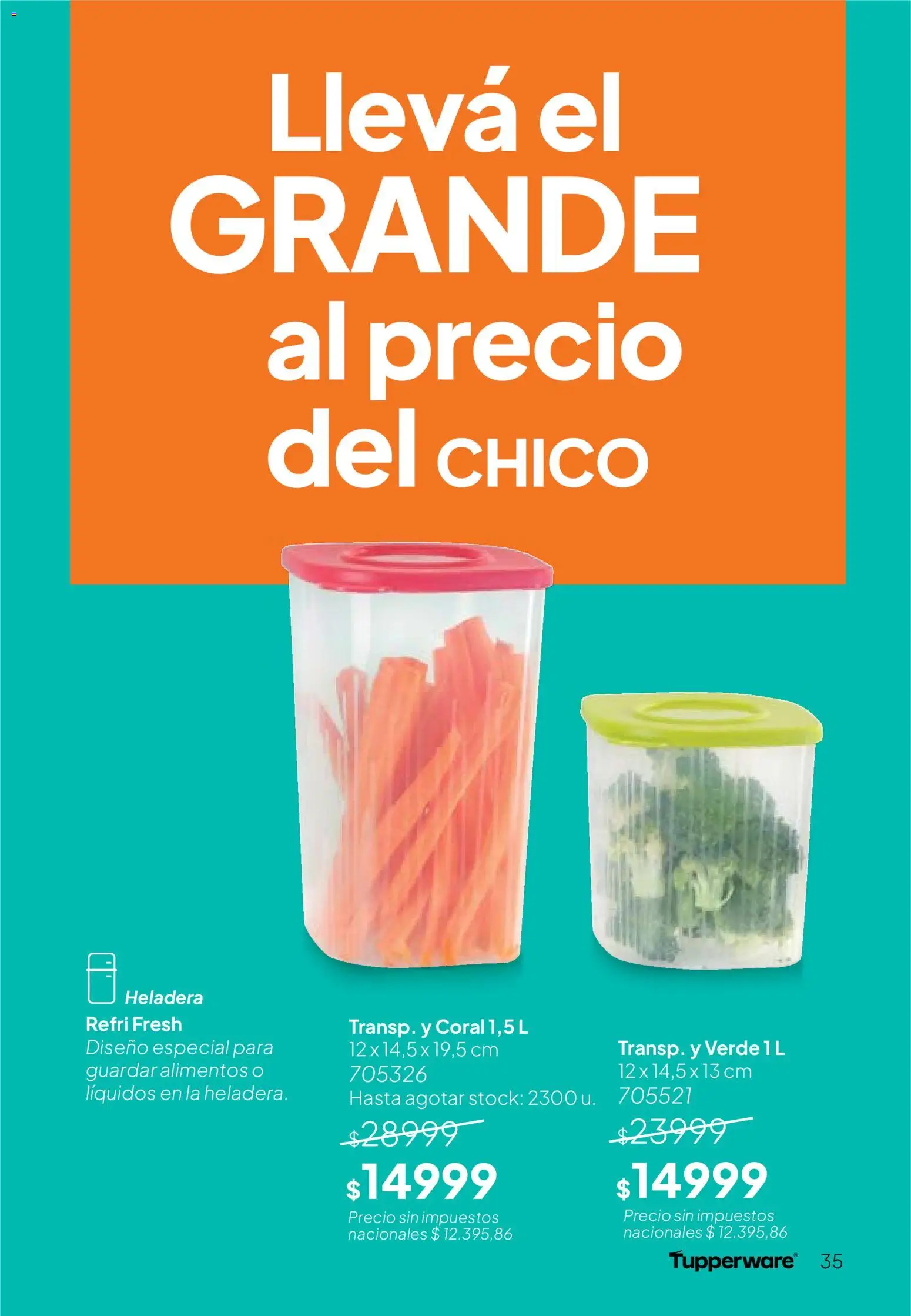 Tupperware Folleto │ válido desde el 10.04.2026 | Página: 36 | Productos: Heladera