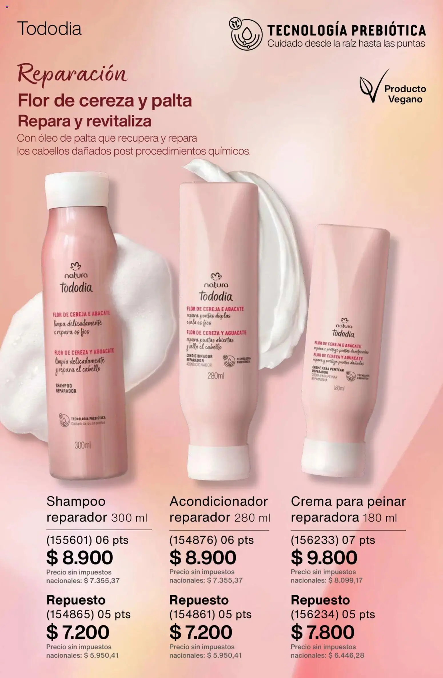 Catálogo Natura Ciclo 3 │ válido desde el 09/02/2026 | Página: 253 | Productos: Shampoo, Acondicionador, Palta, Crema