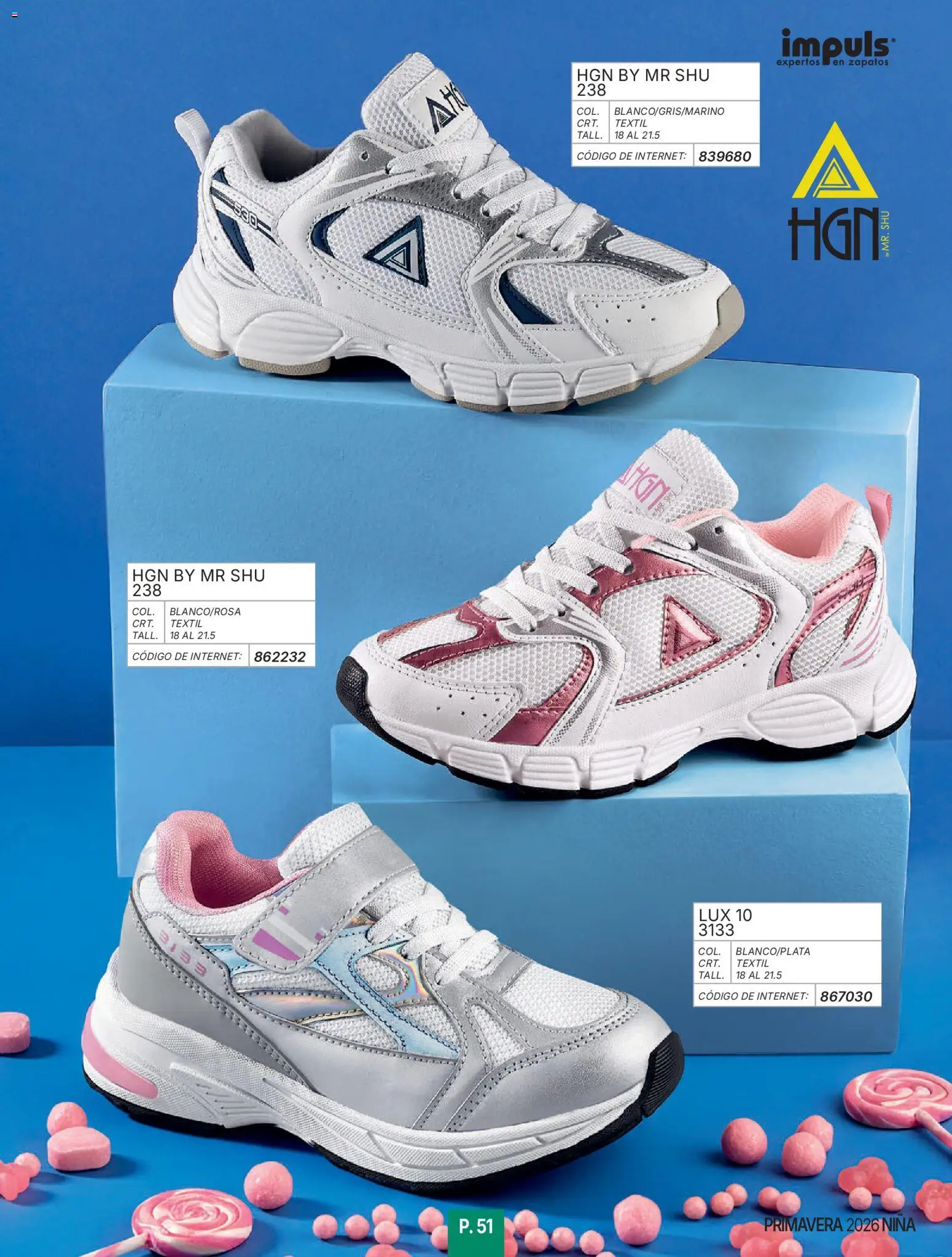Nuevas ofertas de Impuls válidas en toda la República Mexicana desde el 01/01/2026. ¡Encuentra las mejores ofertas en Impuls catálogo Niña! | Página: 53 | Productos: Zapatos