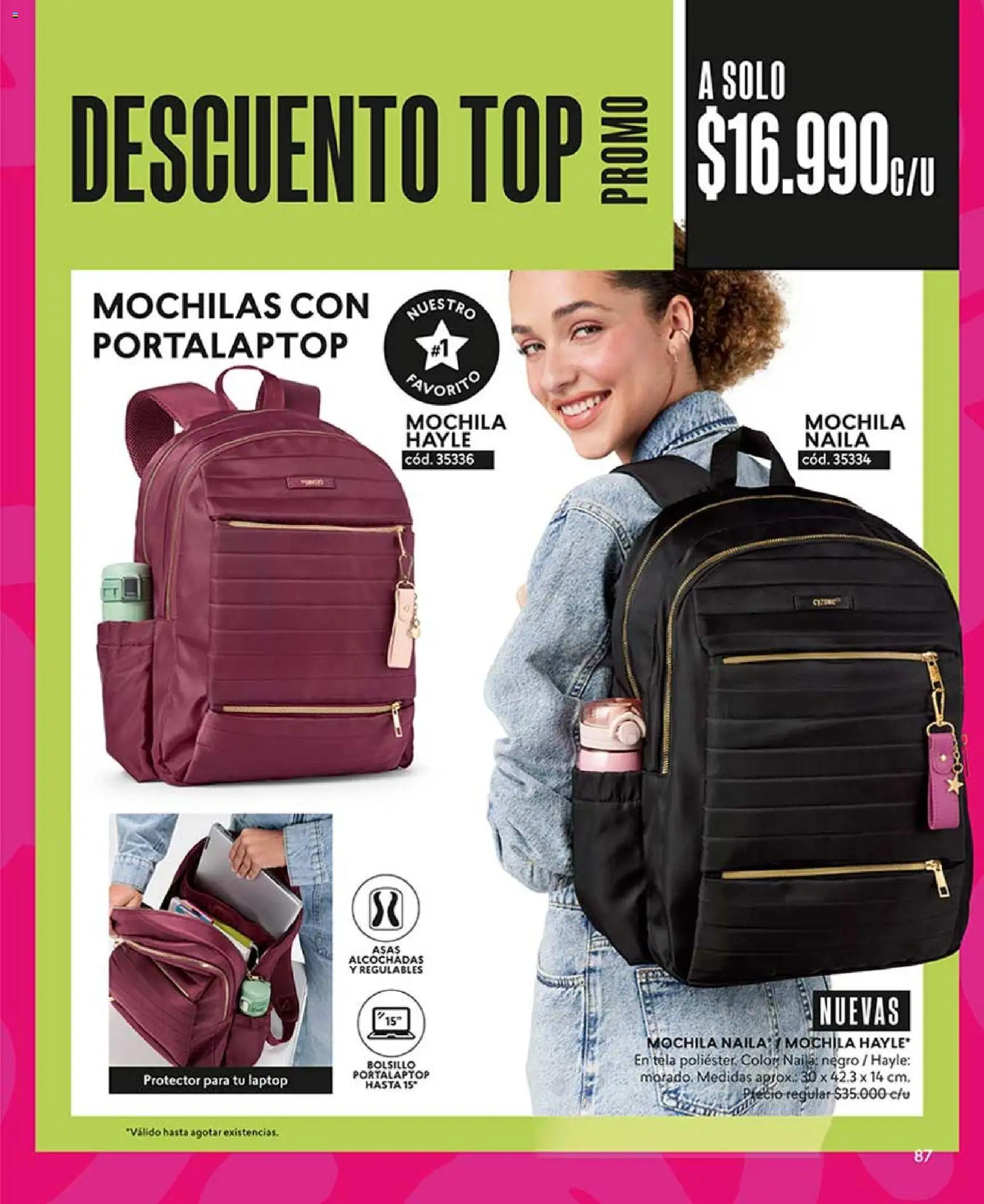 Catálogo CyZone Campaña 9 │ válido desde el 17.05.2026 | Página: 101 | Productos: Top, Mochila
