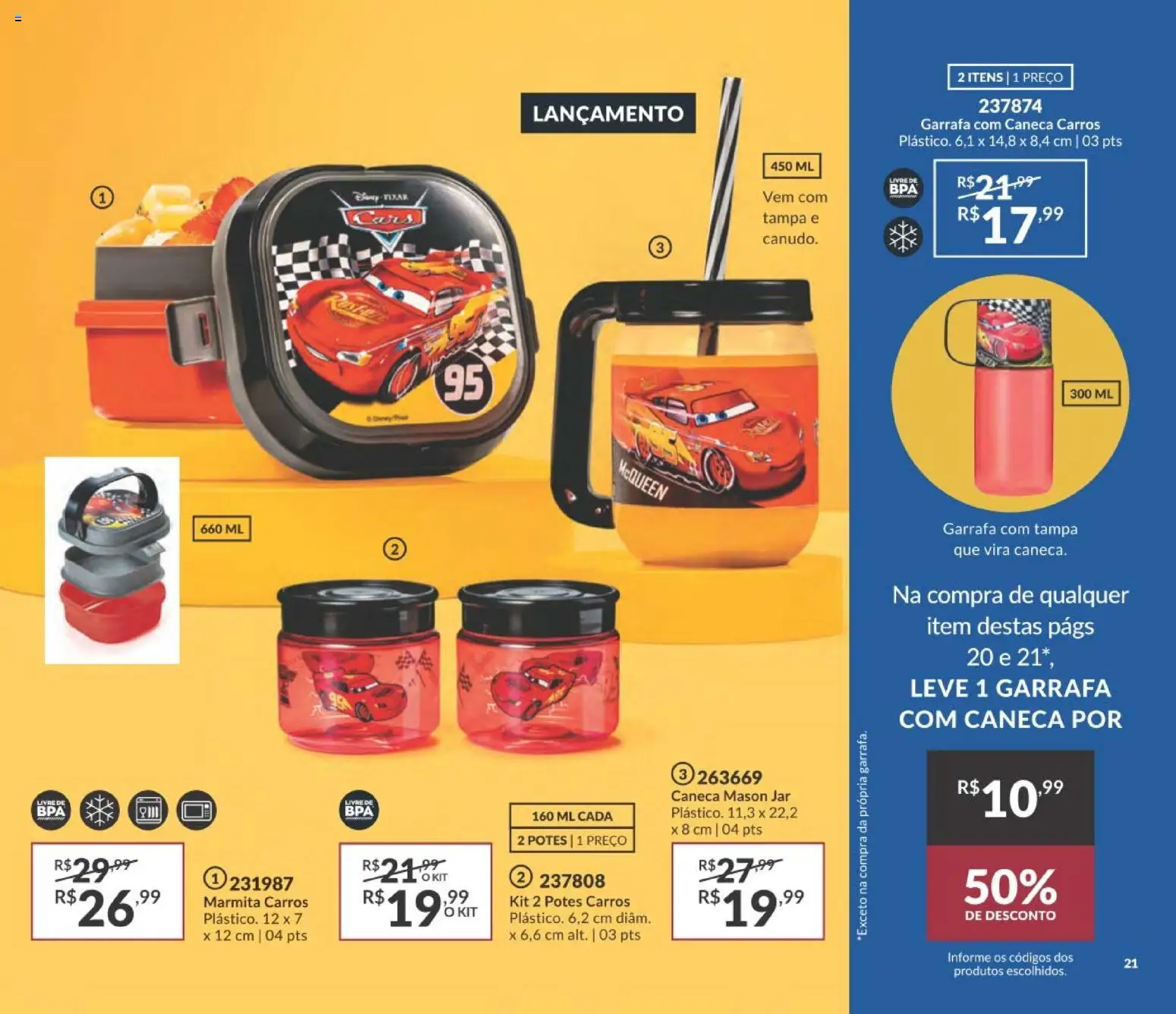 Avon Folheto - válido de 21/09/2026 | Página: 21 | Produtos: Caneca, Potes