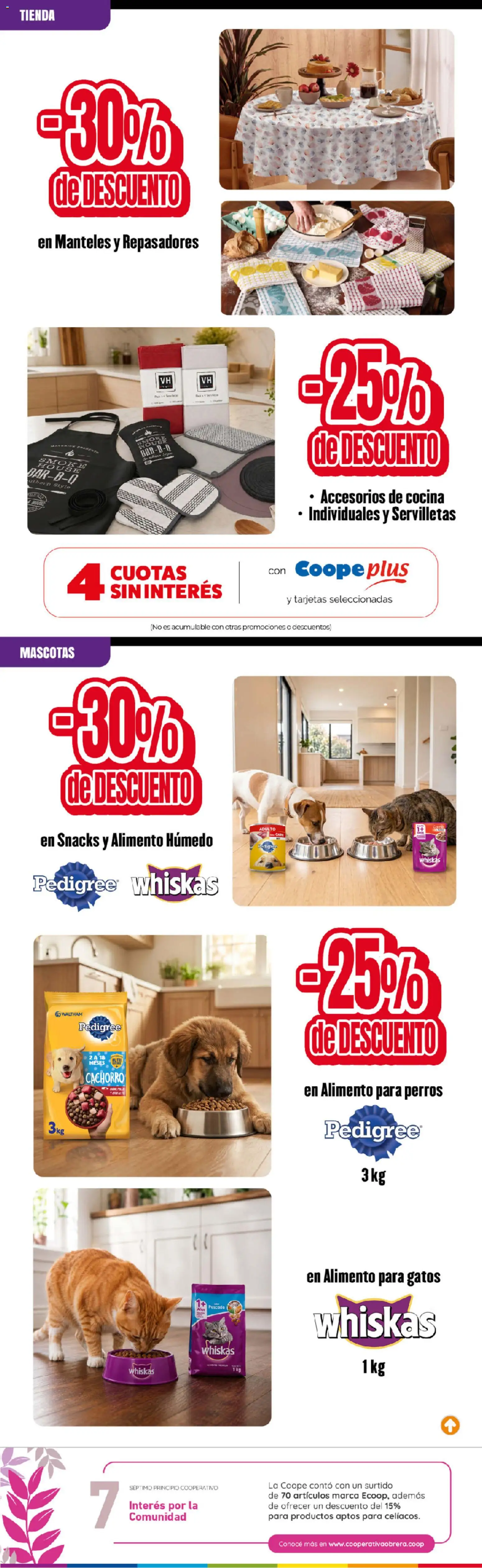 Cooperativa Obrera catálogo │ válido desde el 10/09/2026 | Página: 8 | Productos: Cocina, Pescado, Alimento para perros, Snacks