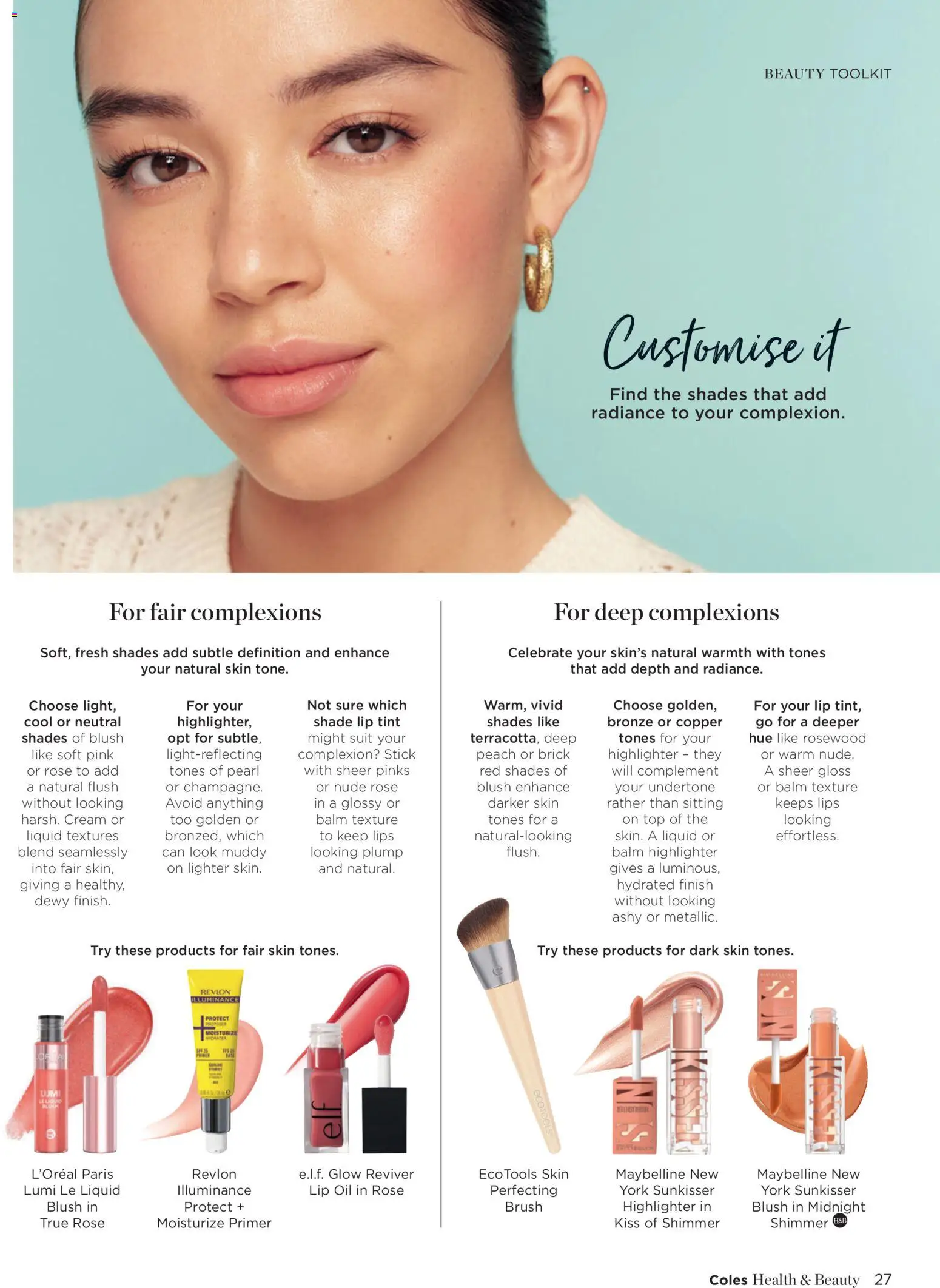 Coles catalogue - valid from 06.01.2026 | Page: 27 | Products: Brush, Cream, Suit, Lip tint