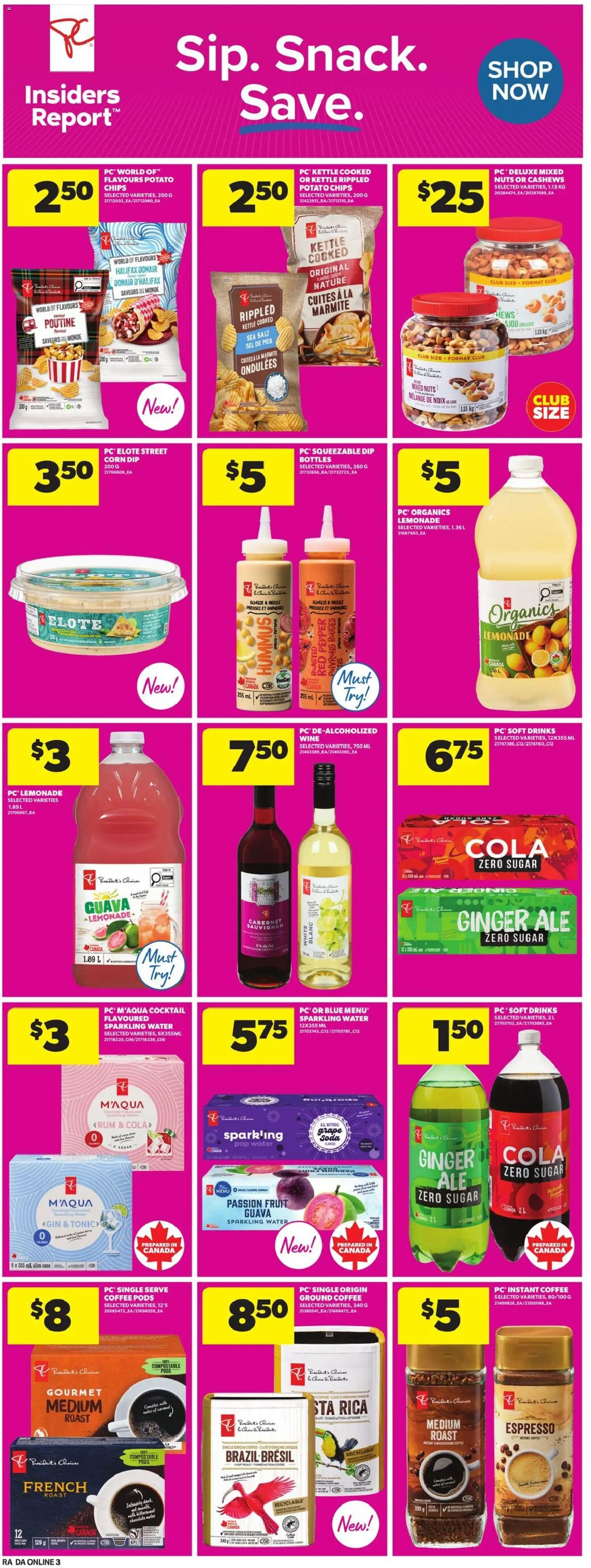 Atlantic Superstore flyer valid from 11.06.2026 | Page: 12 | Products: Chips, PC, Chocolate, Wine