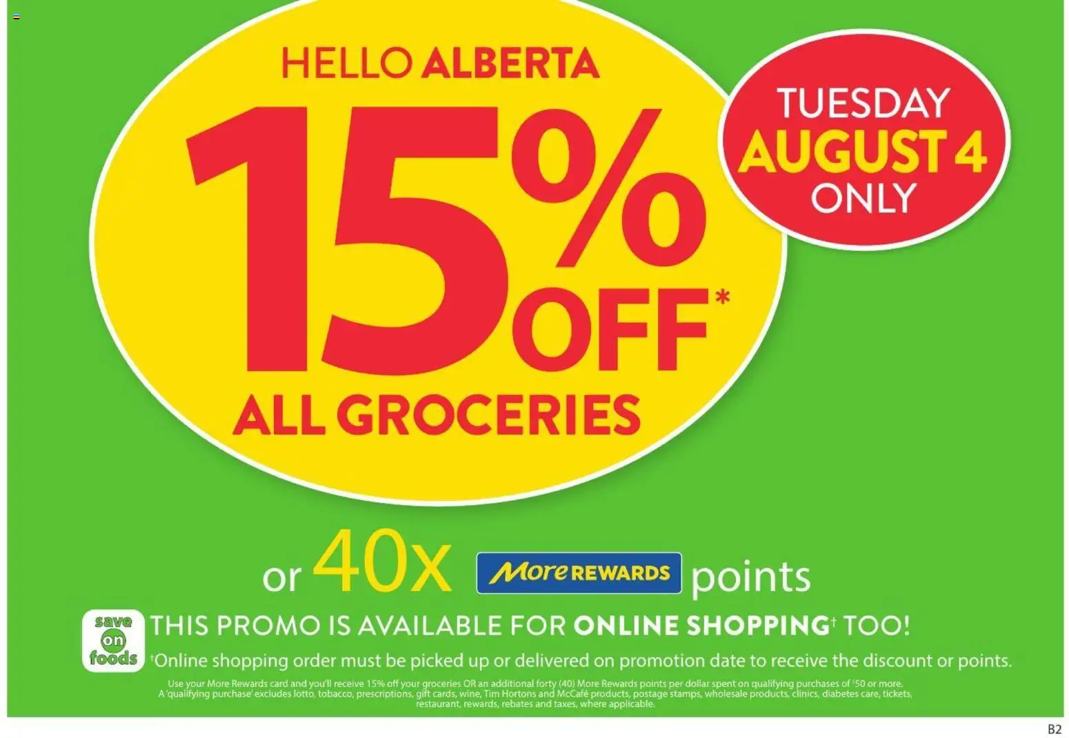 Save on foods flyer valid from Jul 30, 2026 | Page: 1