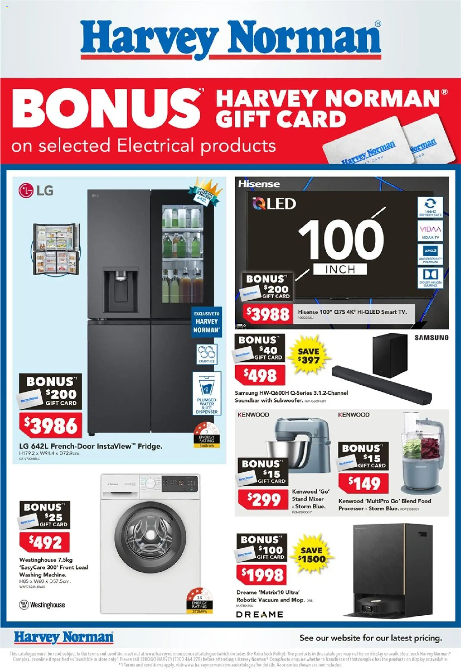 Harvey Norman catalogue - valid from 06/08/2026 | Page: 1 | Products: Soundbar, Accessories, Ice, Mixer