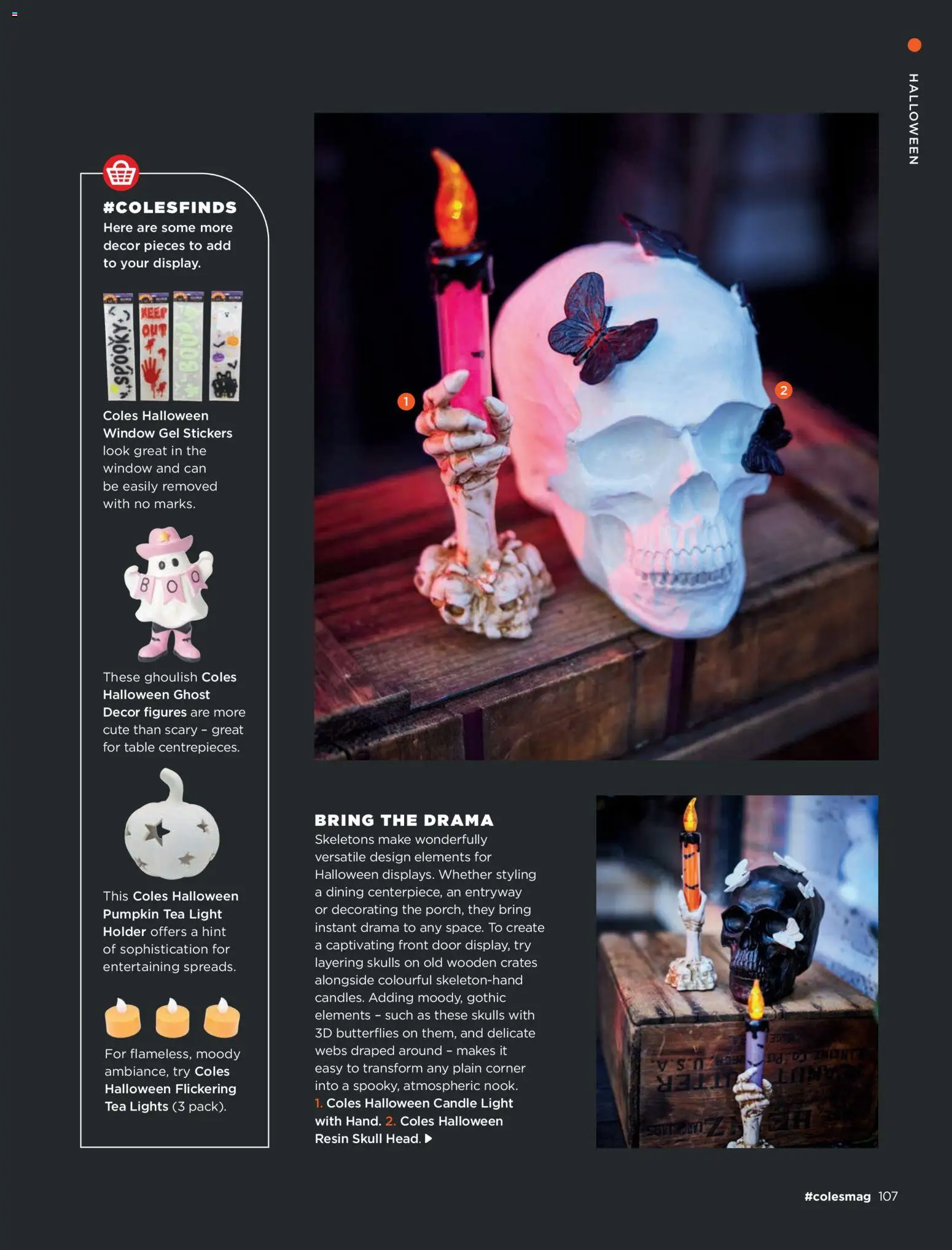 Coles catalogue - valid from 01/10/2026 | Page: 107 | Products: Decor, Window, Crates, Candle