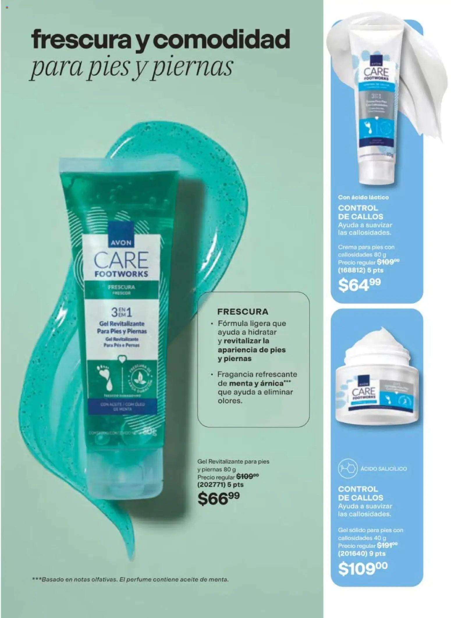 Nuevas ofertas de AVON válidas en toda la República Mexicana desde el 11/09/2026. ¡Encuentra las mejores ofertas en AVON campaña 14 2026! | Página: 141 | Productos: Crema, Perfume, Fragancia, Callos