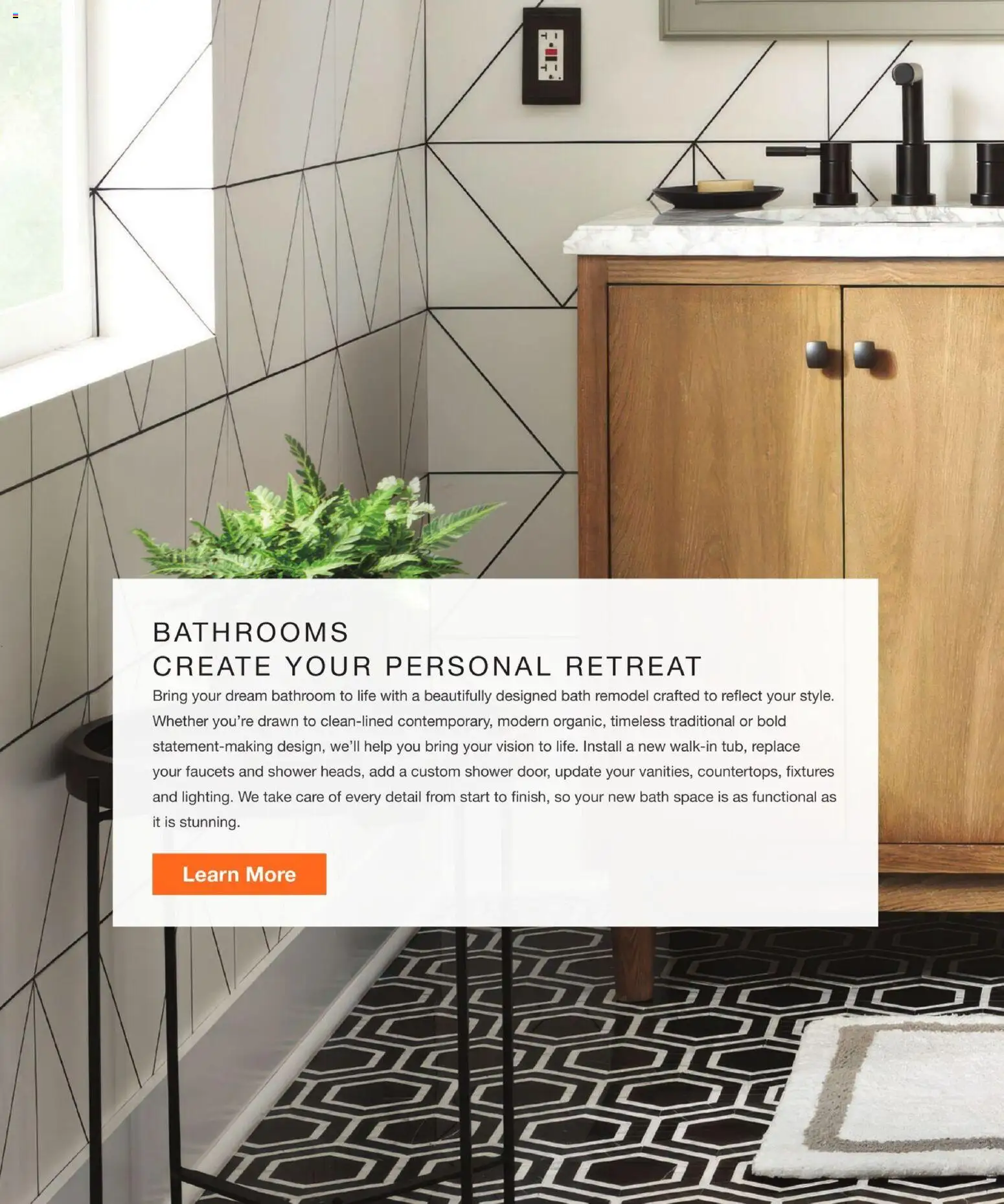 Home Depot Home Services Catalog - valid from 09/17/2026 | Page: 12 | Products: Bath, Shower