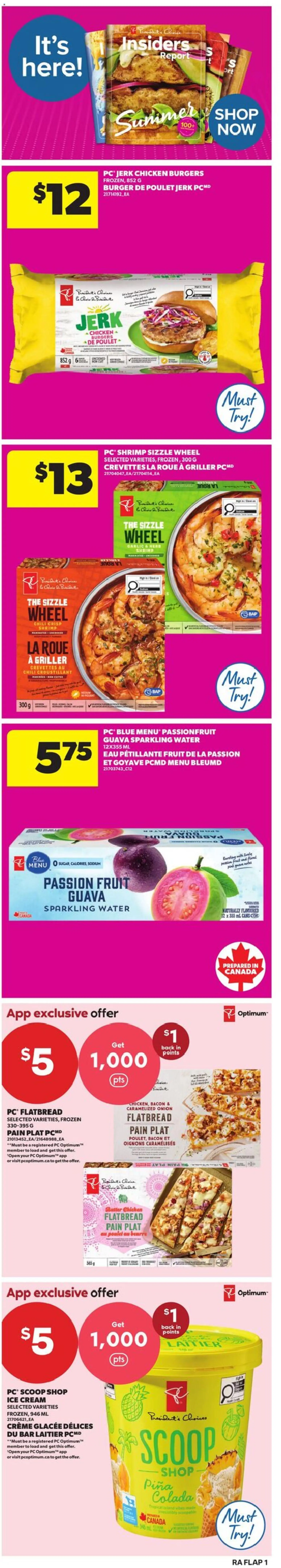 Atlantic Superstore flyer valid from 14.05.2026 | Page: 1 | Products: Ice cream, PC, Butter, Chicken