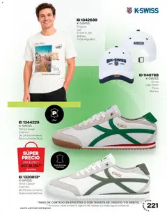 Vista previa de Price Shoes catálogo, nuevo folleto de la tienda, válido en México a partir del 15.05.2026 | Página: 221 | Productos: Tenis, Gorra, Algodón, Playera