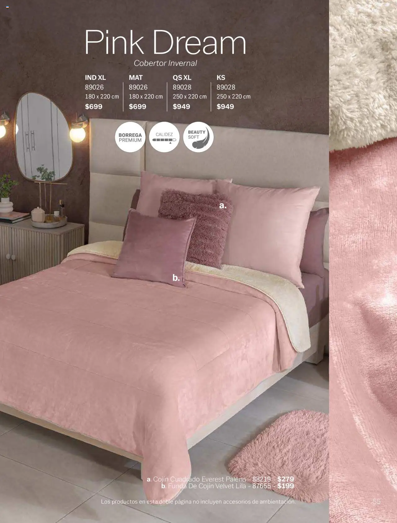 Nuevas ofertas de Vianney válidas en toda la República Mexicana desde el 15/08/2025. ¡Encuentra las mejores ofertas en Vianney - Catálogo Invierno! | Página: 57 | Productos: Cobertor, Funda