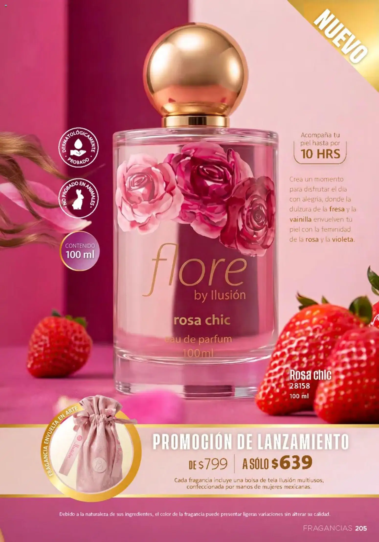 Nuevas ofertas de Ilusión válidas en toda la República Mexicana desde el 01/10/2026. ¡Encuentra las mejores ofertas en Ilusión catálogo Invierno! | Página: 207 | Productos: Fresa, Bolsa, Vainilla, Fragancia