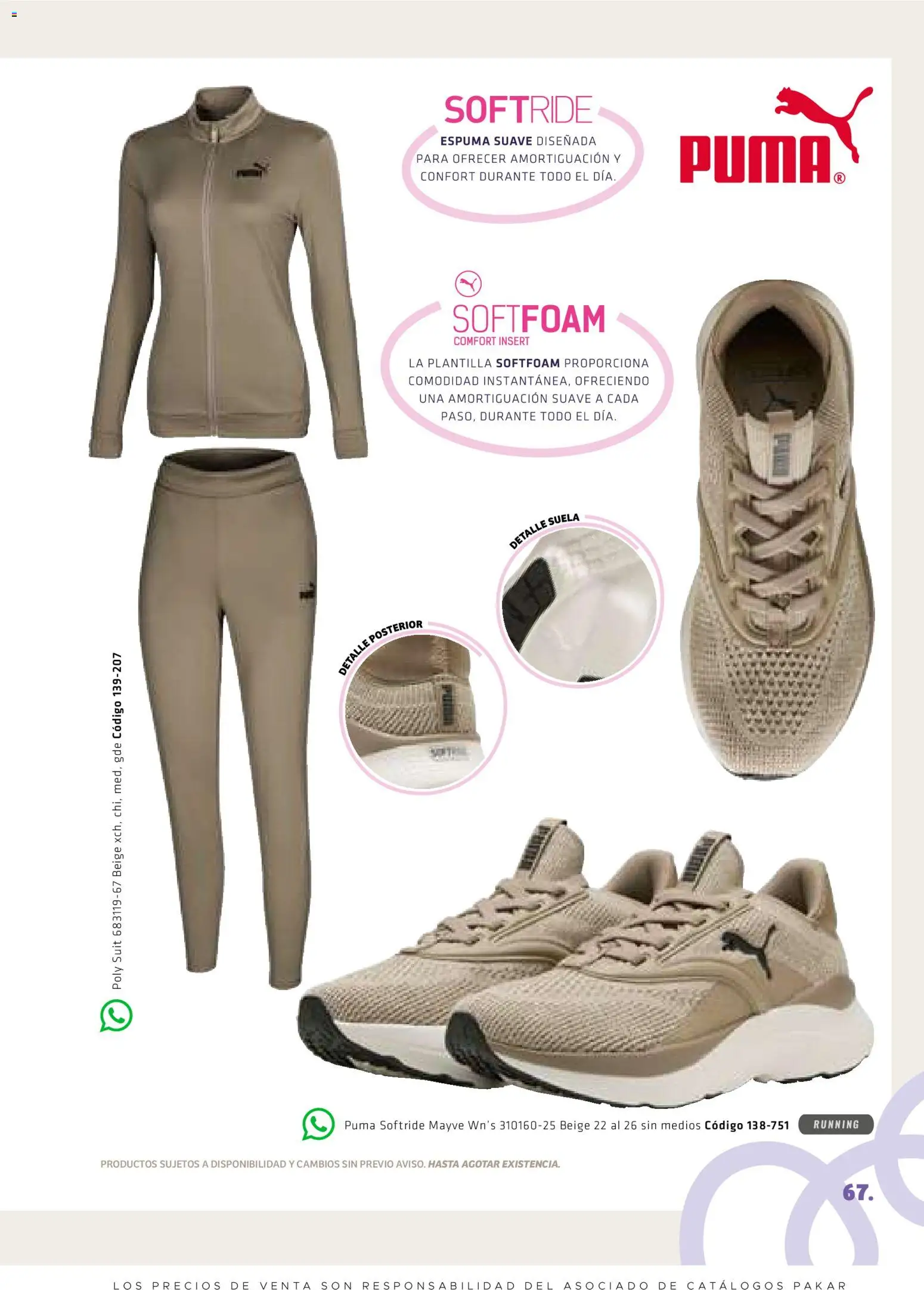 Nuevas ofertas de SC Pakar válidas en toda la República Mexicana desde el 27.02.2026. ¡Encuentra las mejores ofertas en SC Pakar catálogo Premium Women! | Página: 67 | Productos: Espuma
