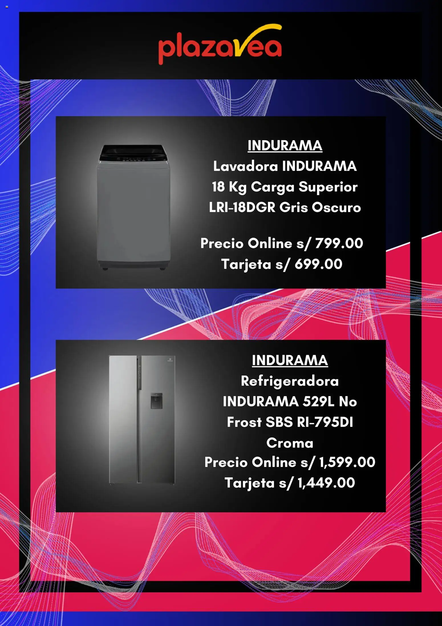 Catálogo Plaza Vea válido desde 13/07/2026 | Página: 4 | Productos: Lavadora