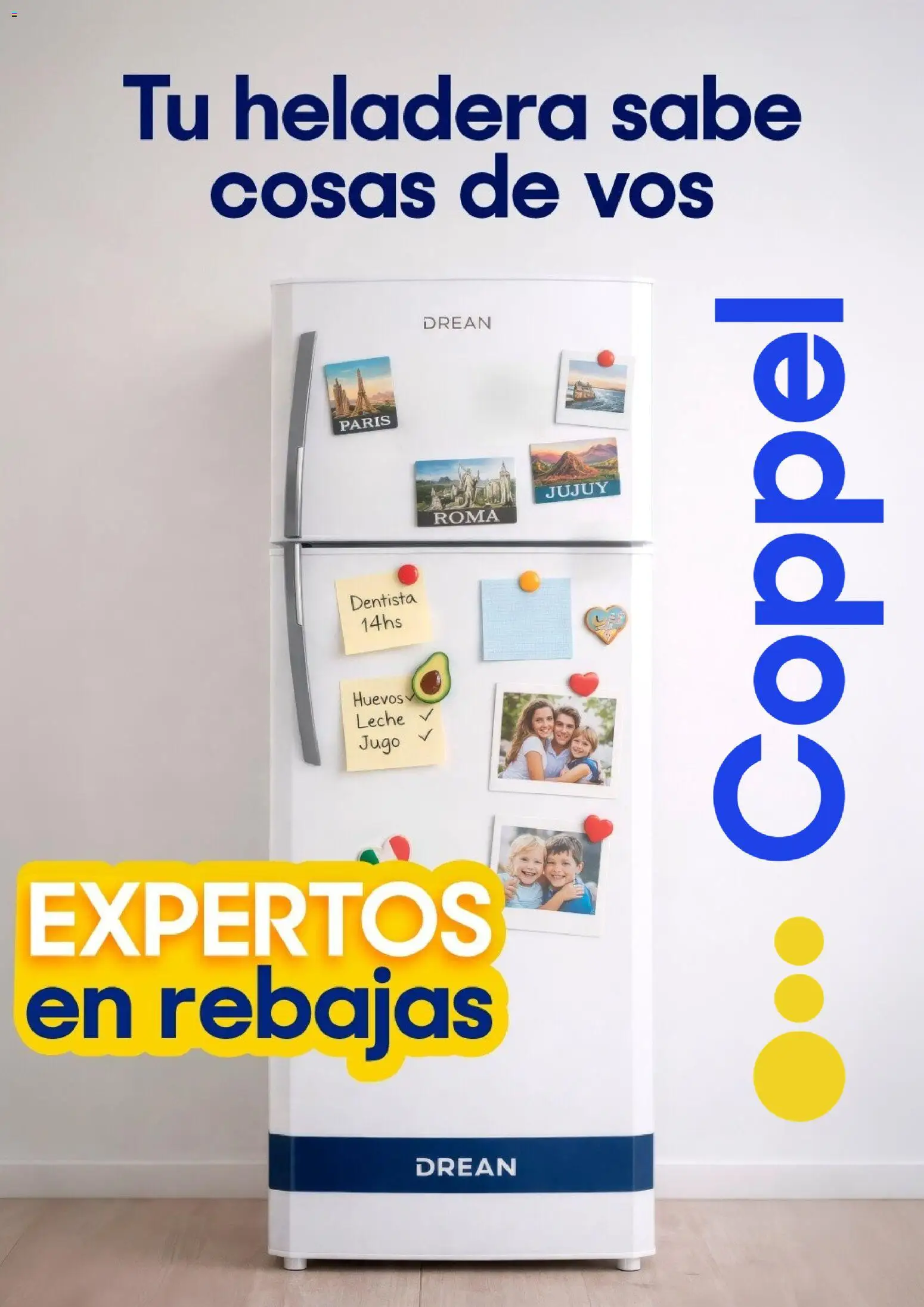 Coppel catálogo │ válido desde el 30.04.2026 | Página: 1 | Productos: Heladera, Leche, Huevos, Jugo