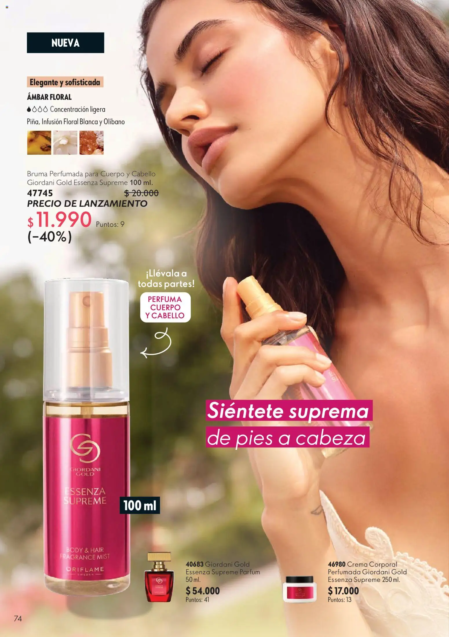 Oriflame catálogo │ válido desde el 31.07.2026 | Página: 74