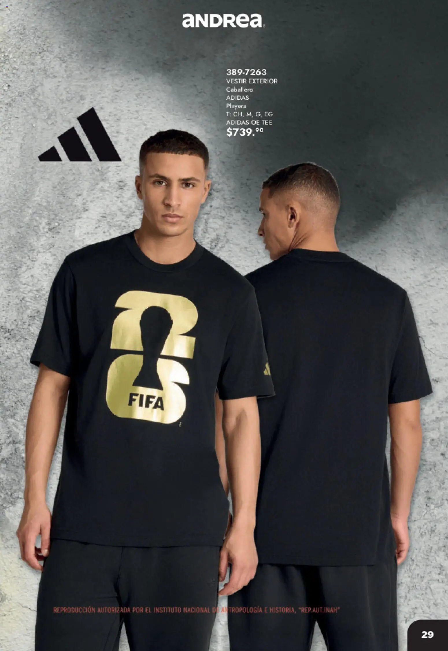 Nuevas ofertas de Andrea válidas en toda la República Mexicana desde el 17.05.2026. ¡Encuentra las mejores ofertas en Andrea catálogo Listos para ganar! | Página: 29 | Productos: Playera
