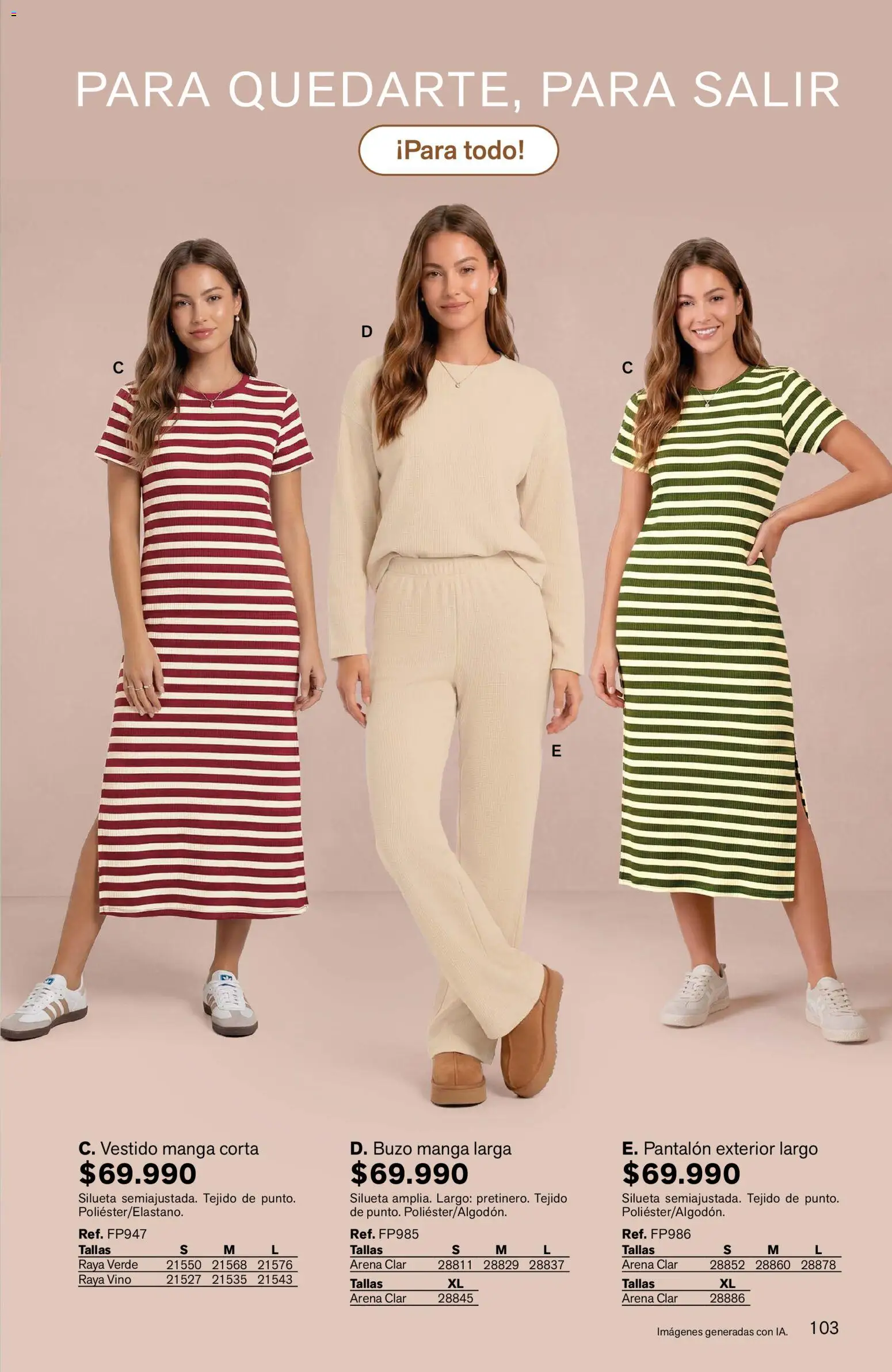 Leonisa revista - valida desde el 01/10/2026 | Página: 103 | Productos: Buzo, Vestido, Vino