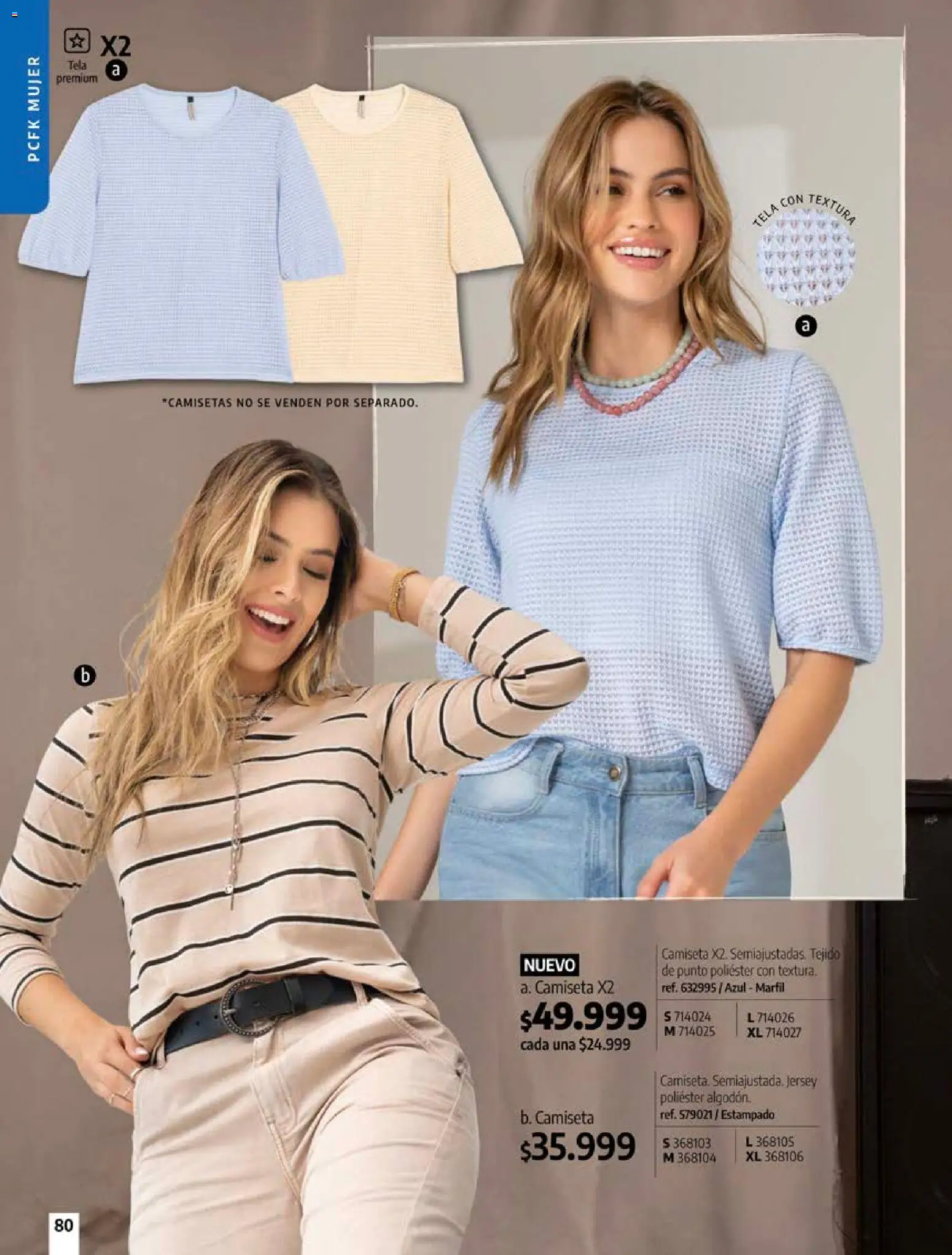 Pacifika revista - valida desde el 12/07/2026 | Página: 80 | Productos: Algodón, Camiseta