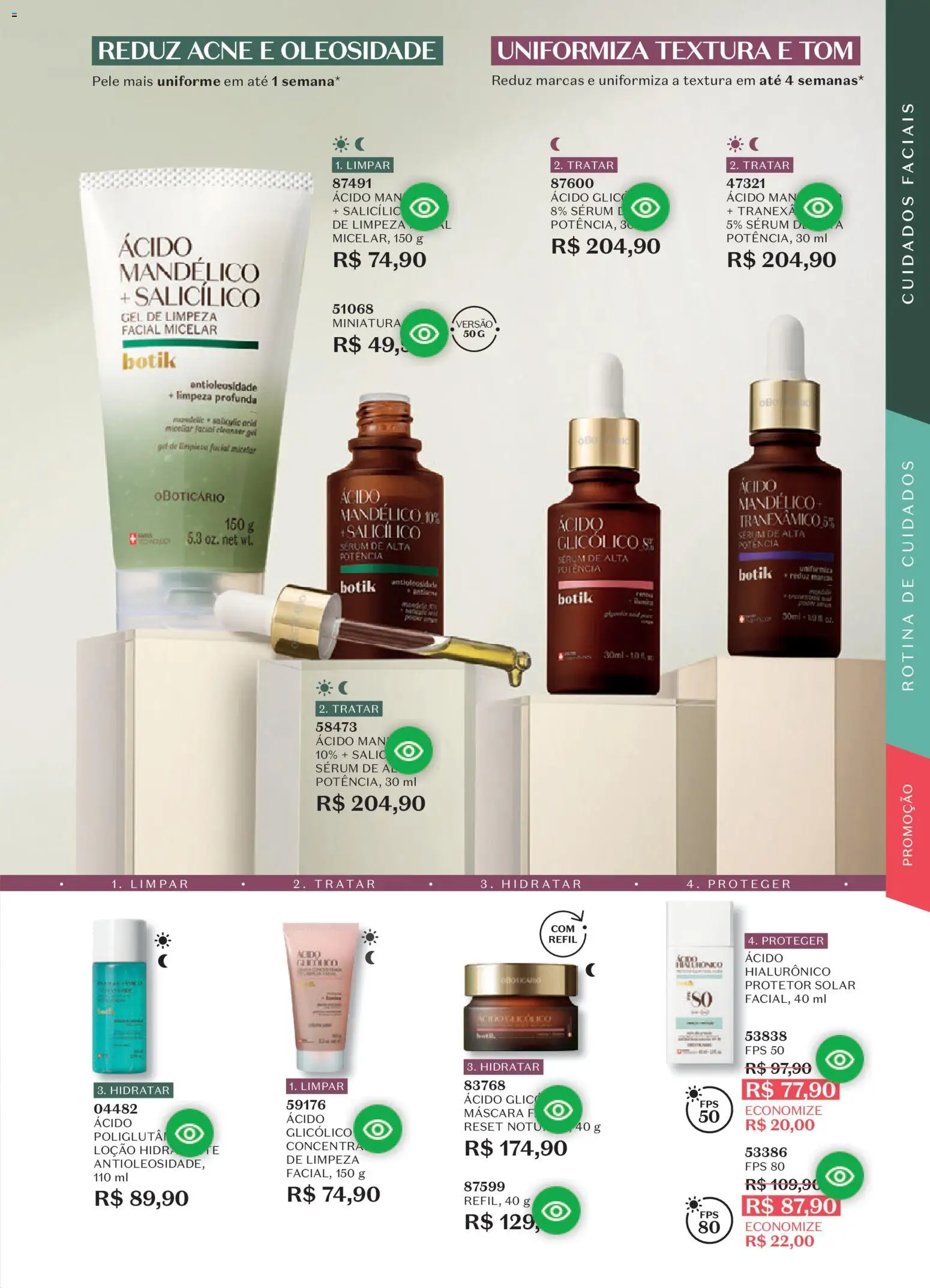 O Boticário Folheto - válido de 10/08/2026 | Página: 57 | Produtos: Protetor solar, Sérum, Gel de limpeza