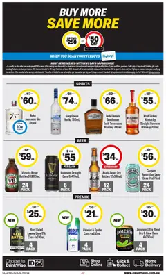 Preview of Coles catalogue SA - valid from 06.05.2026 | Page: 50 | Products: Bourbon, Gin, Lemon, Date