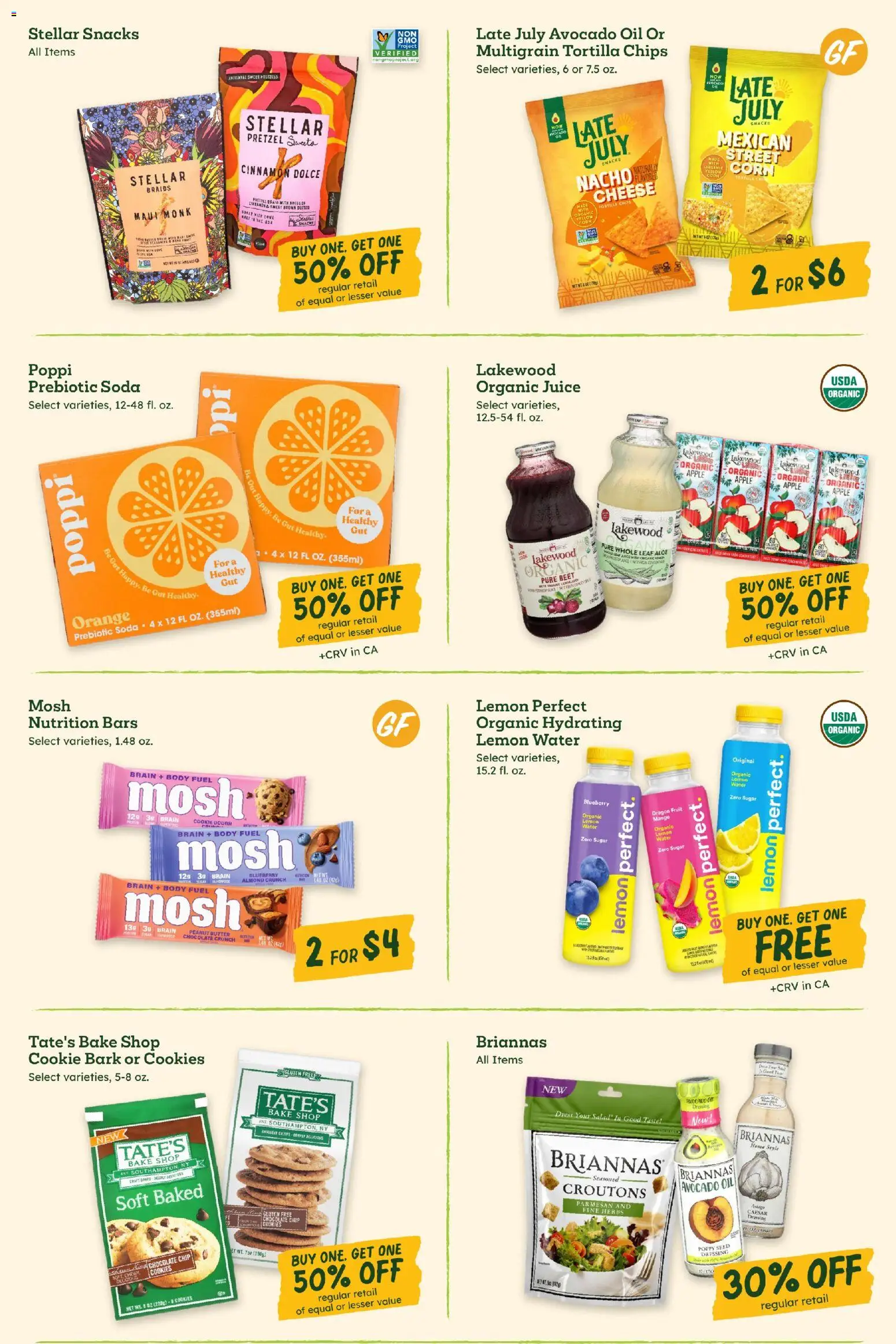 Sprouts Weekly Ad - valid from 03.06.2026 | Page: 9 | Products: Corn, Oil, Chips, Cookies