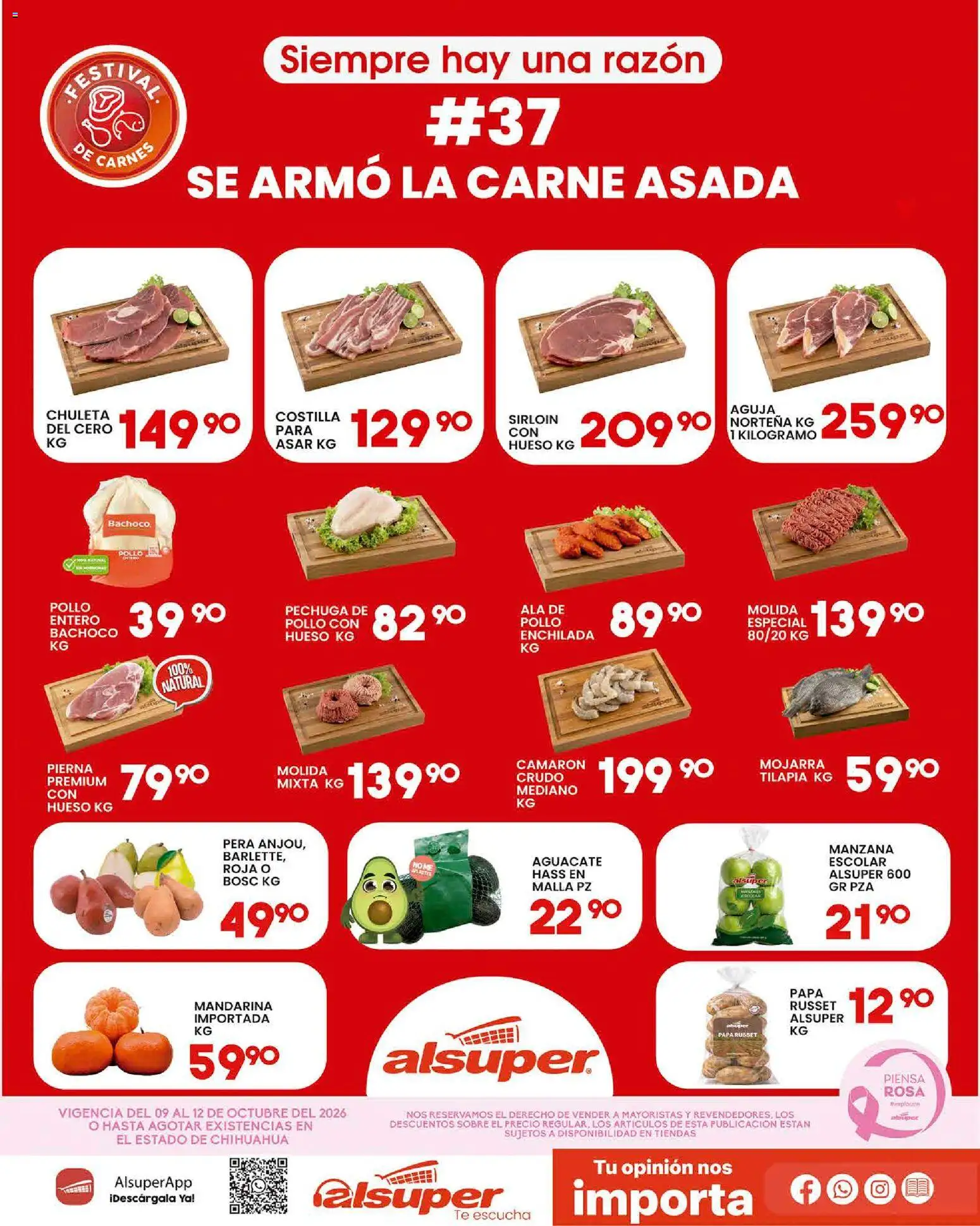 Nuevas ofertas de Alsuper válidas en toda la República Mexicana desde el 09/10/2026. ¡Encuentra las mejores ofertas en Alsuper folleto! | Página: 1