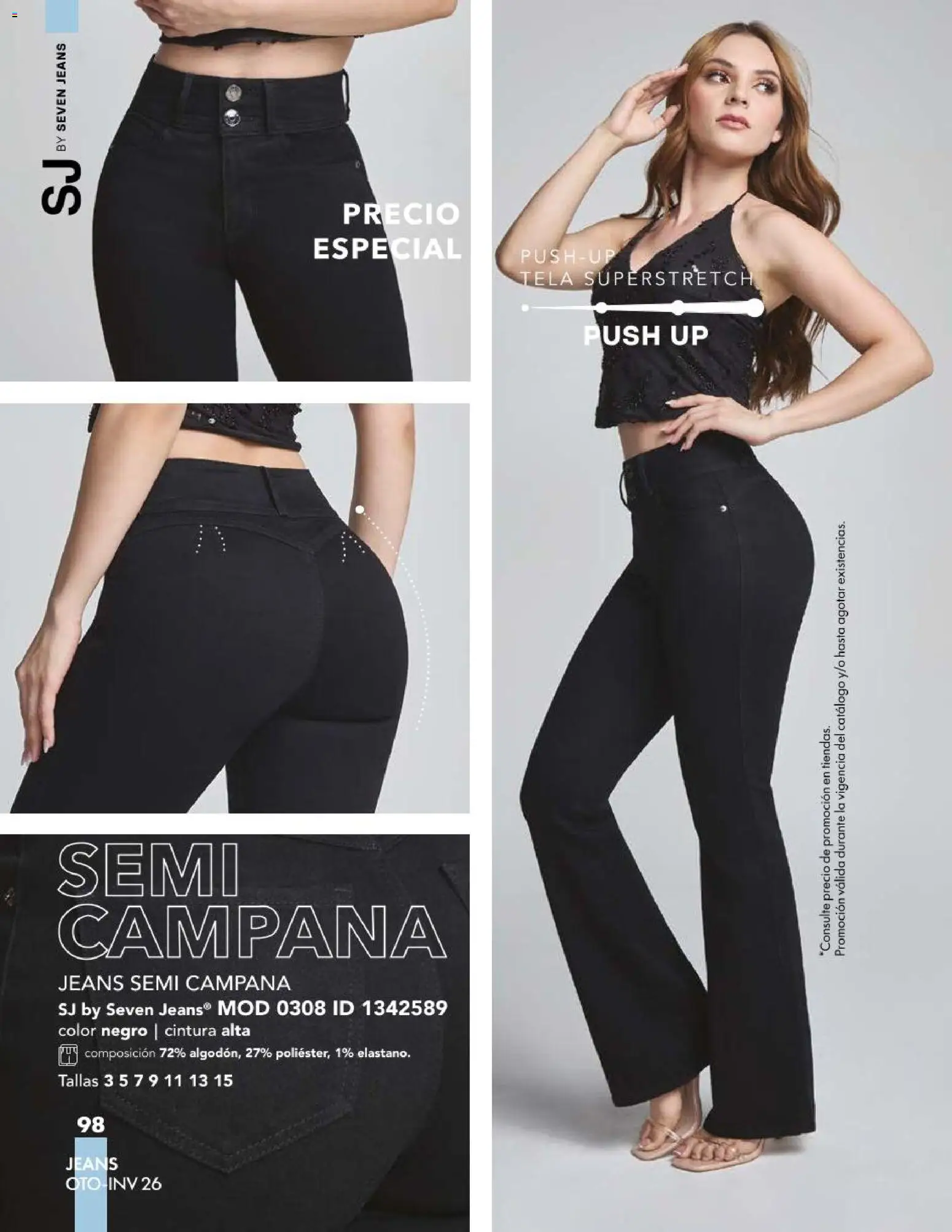 Nuevas ofertas de Price Shoes válidas en toda la República Mexicana desde el 03/08/2026. ¡Encuentra las mejores ofertas en Price Shoes catálogo Jeans! | Página: 98 | Productos: Campana