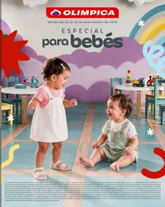 Olímpica catálogo Especial para bebes 2026 -  Vista previa de la revista de la tienda Olímpica valido desde el 15/09/2026