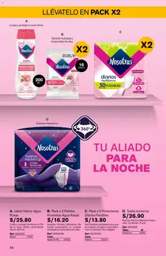 Vista previa de folleto Leonisa - Aliados Leonisa II de la Leonisa válido desde 11/09/2026 | Página: 48 | Productos: Jabón, Toalla, Té, Protectores