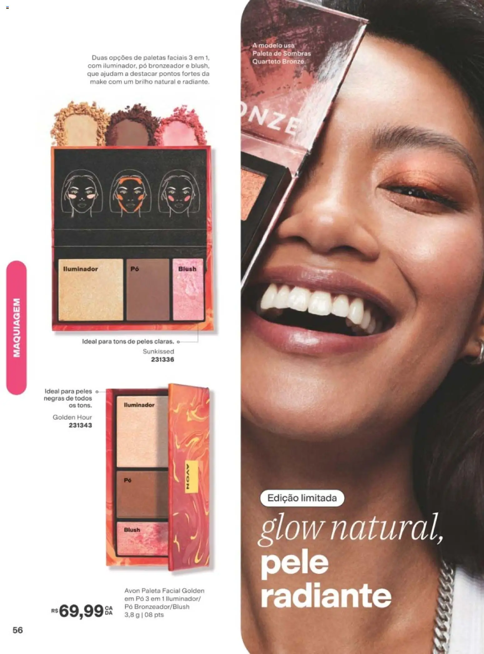 Avon Folheto - válido de 01/09/2026 | Página: 56 | Produtos: Maquiagem, Pó, Bronzeador, Blush