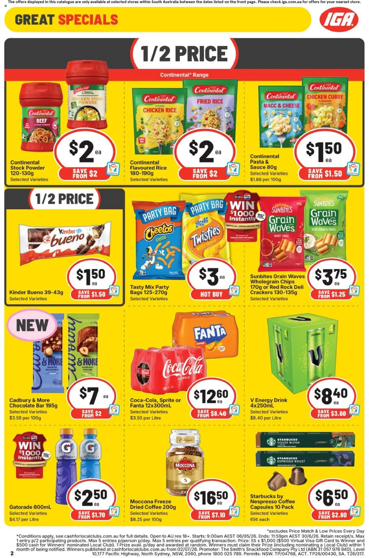 IGA catalogue - valid from 10.06.2026 | Page: 3 | Products: Cream, Sauce, Chilli, Bag