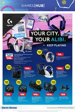 Preview of Harvey Norman Gaming - valid from 01/10/2026 | Page: 14 | Products: Headset, Playstation, Xbox, Mobile
