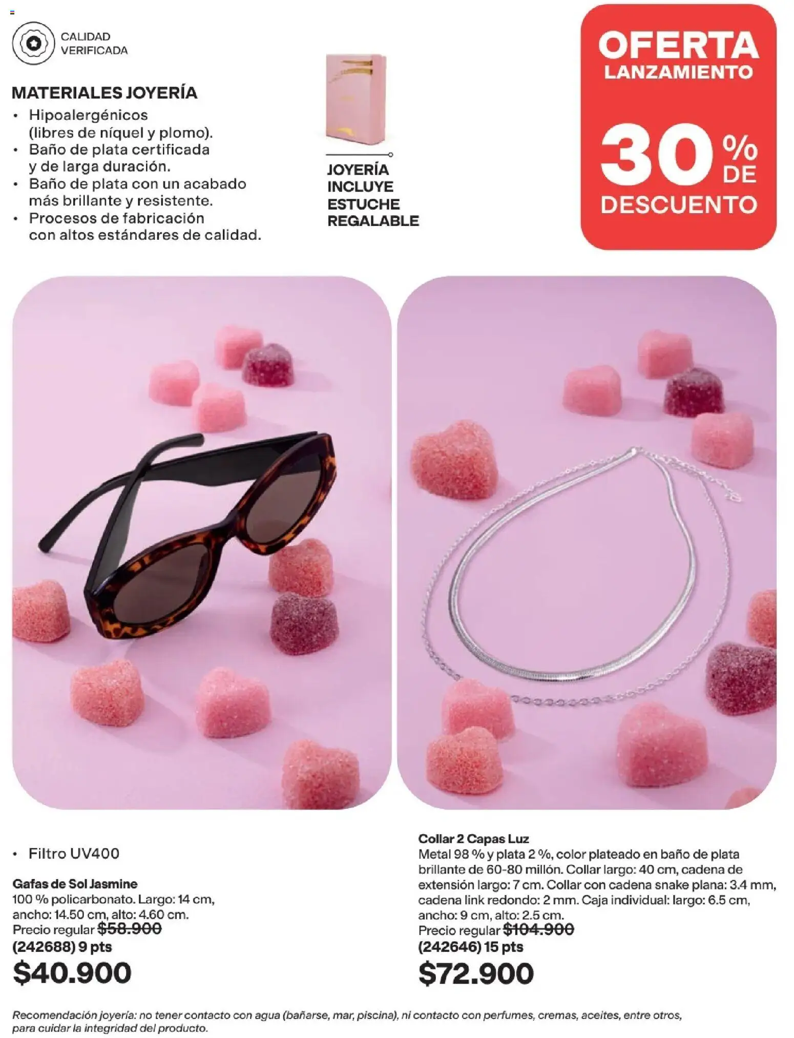 Avon revista - valida desde el 29/07/2026 | Página: 175 | Productos: Agua, Gafas de sol, Individual, Baño
