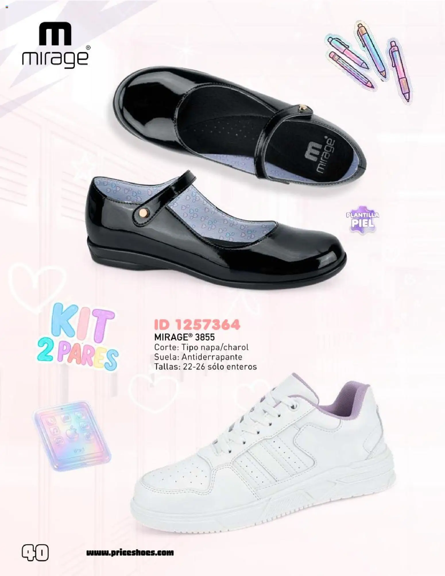 Nuevas ofertas de Price Shoes válidas en toda la República Mexicana desde el 12.06.2026. ¡Encuentra las mejores ofertas en Price Shoes catálogo Escolar! | Página: 40