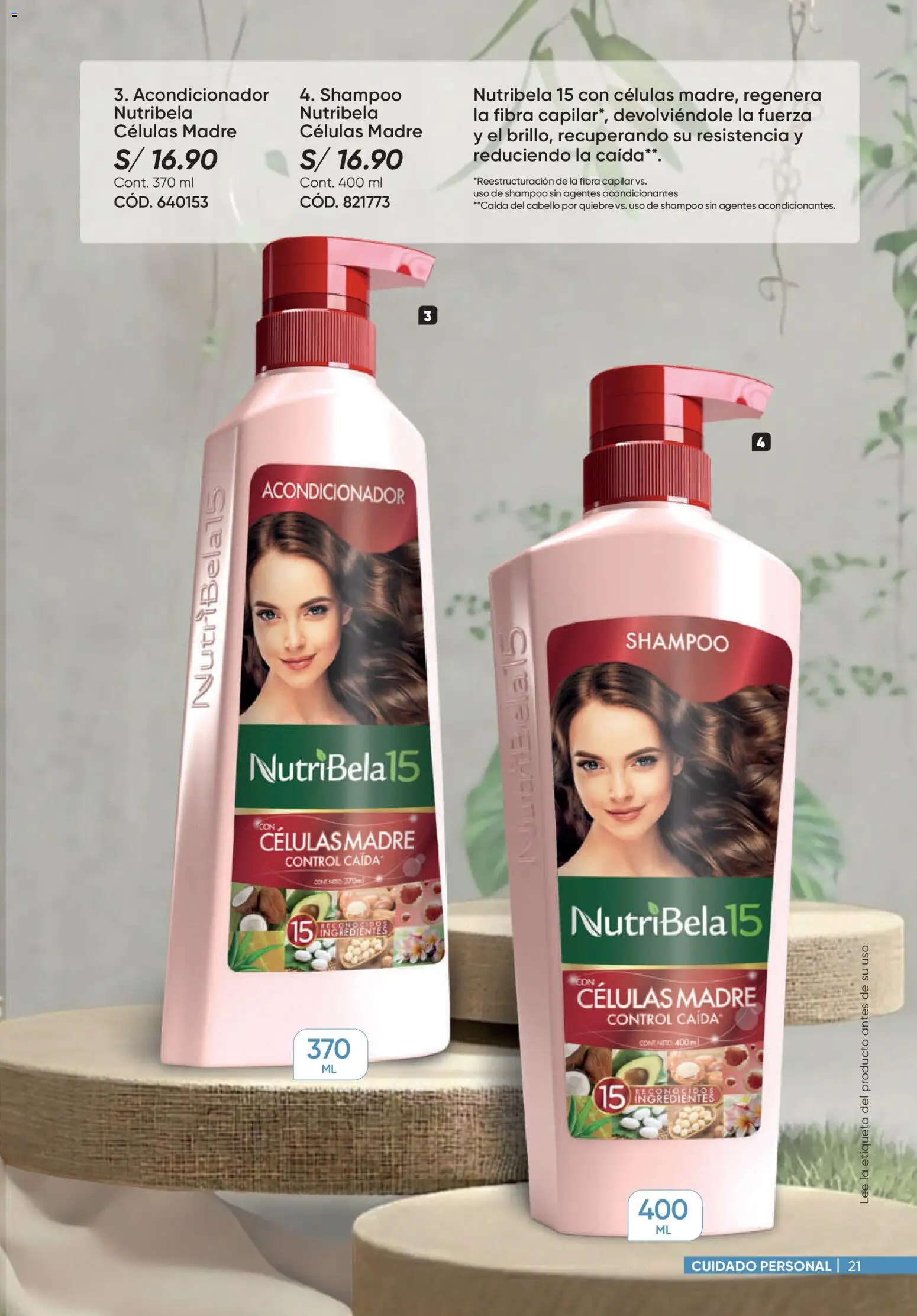Catálogo Azzorti válido desde 18.05.2026 | Página: 21 | Productos: Shampoo, Acondicionador