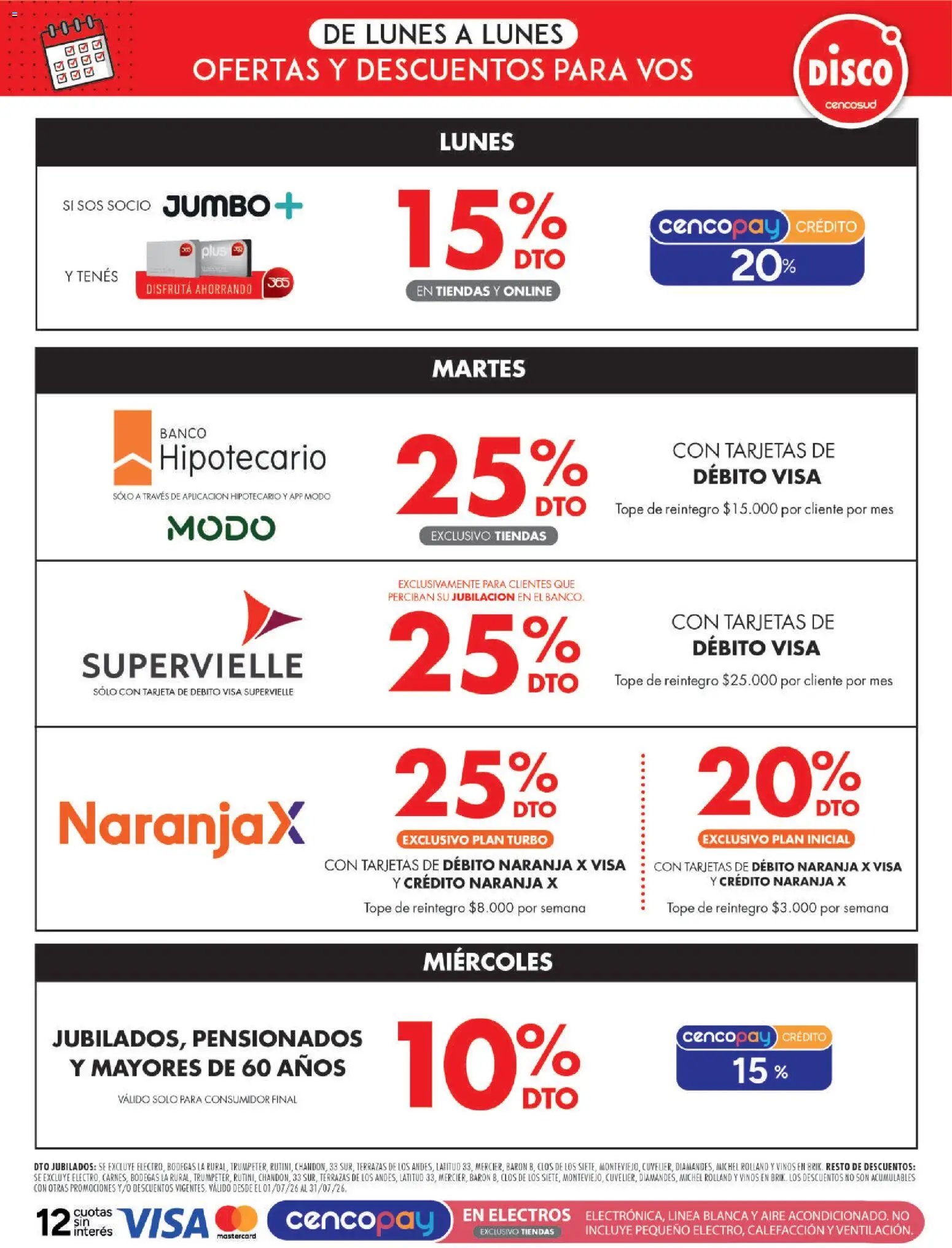 Disco - Ofertas | Córdoba │ válido desde el 23/07/2026 | Página: 10 | Productos: Disco