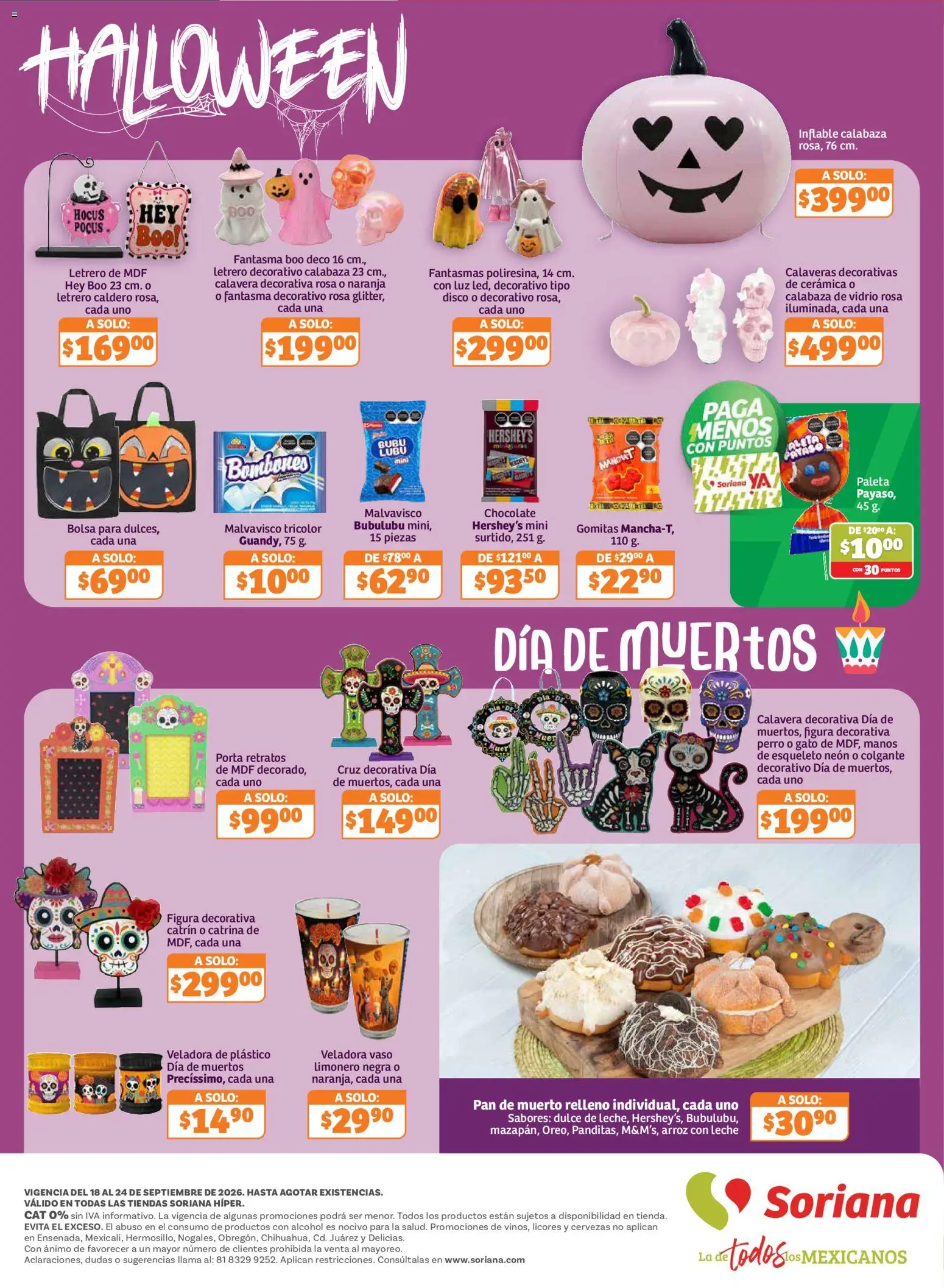 Nuevas ofertas de Soriana válidas en toda la República Mexicana desde el 18/09/2026. ¡Encuentra las mejores ofertas en Soriana folleto! | Página: 8