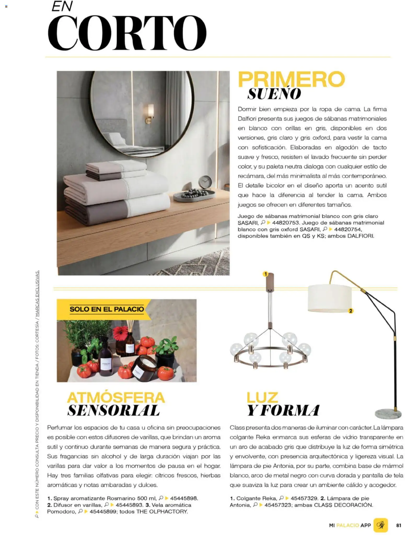 Nuevas ofertas de Palacio De Hierro válidas en toda la República Mexicana desde el 01/09/2026. ¡Encuentra las mejores ofertas en Palacio De Hierro catálogo La Gaceta! | Página: 85 | Productos: Juego, Cama, Hierbas, Lámpara