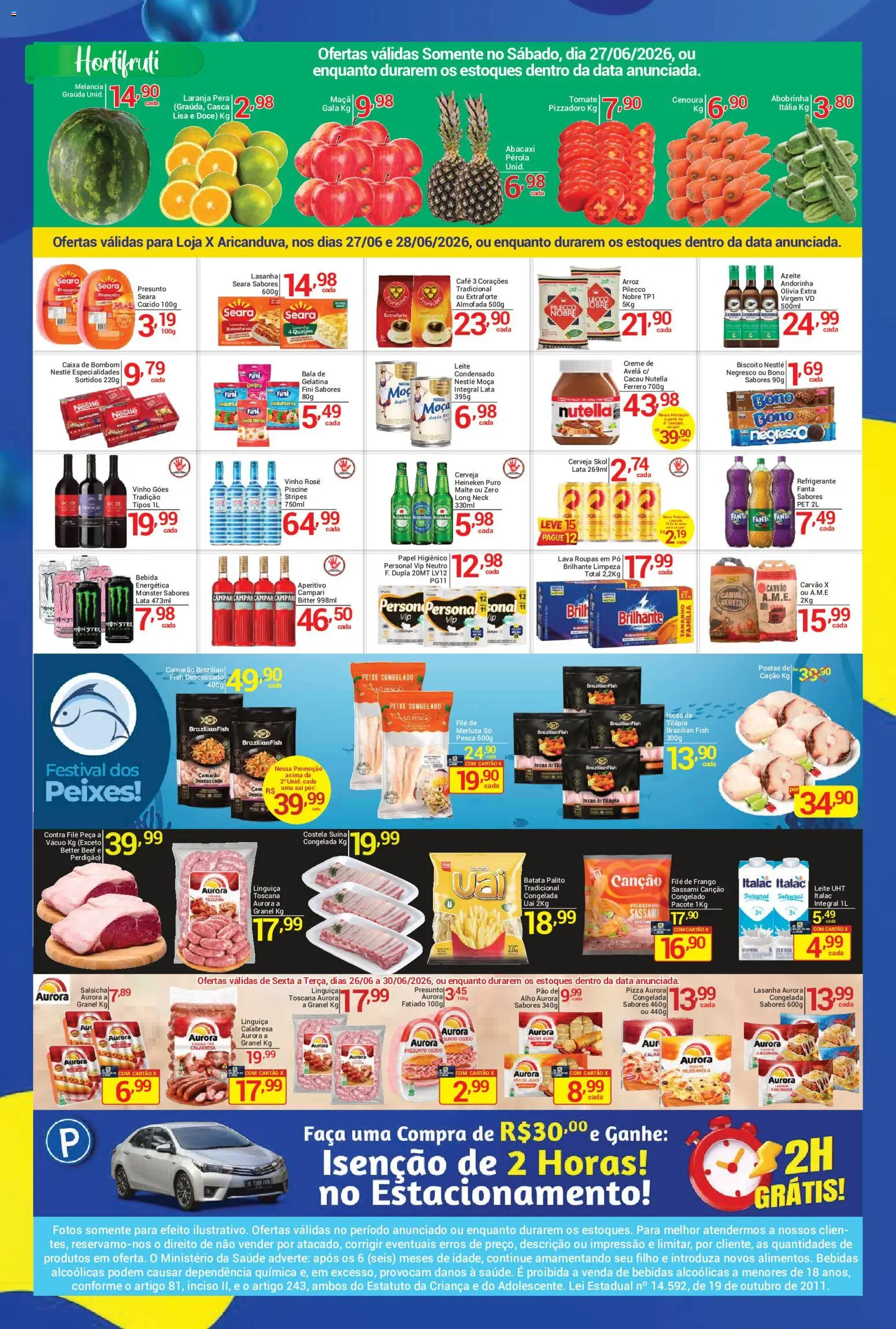 X Supermercados Folheto - válido de 26/06/2026 | Página: 2