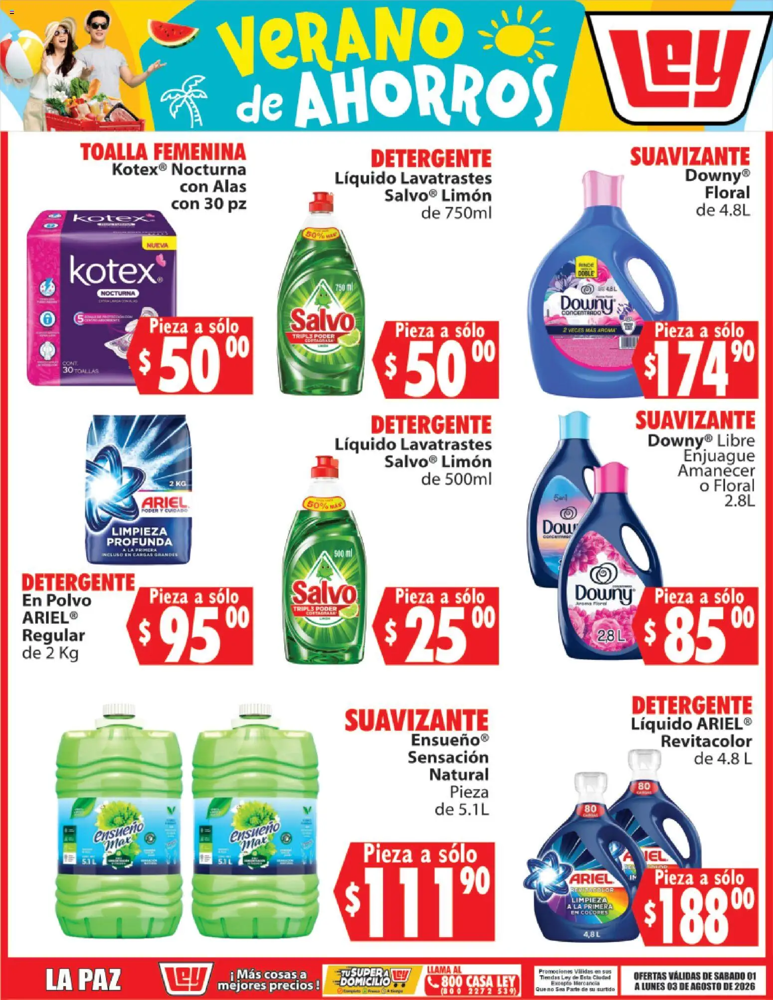 Nuevas ofertas de Casa Ley válidas en toda la República Mexicana desde el 01/08/2026. ¡Encuentra las mejores ofertas en Casa Ley folleto Verano de ahorros! | Página: 7