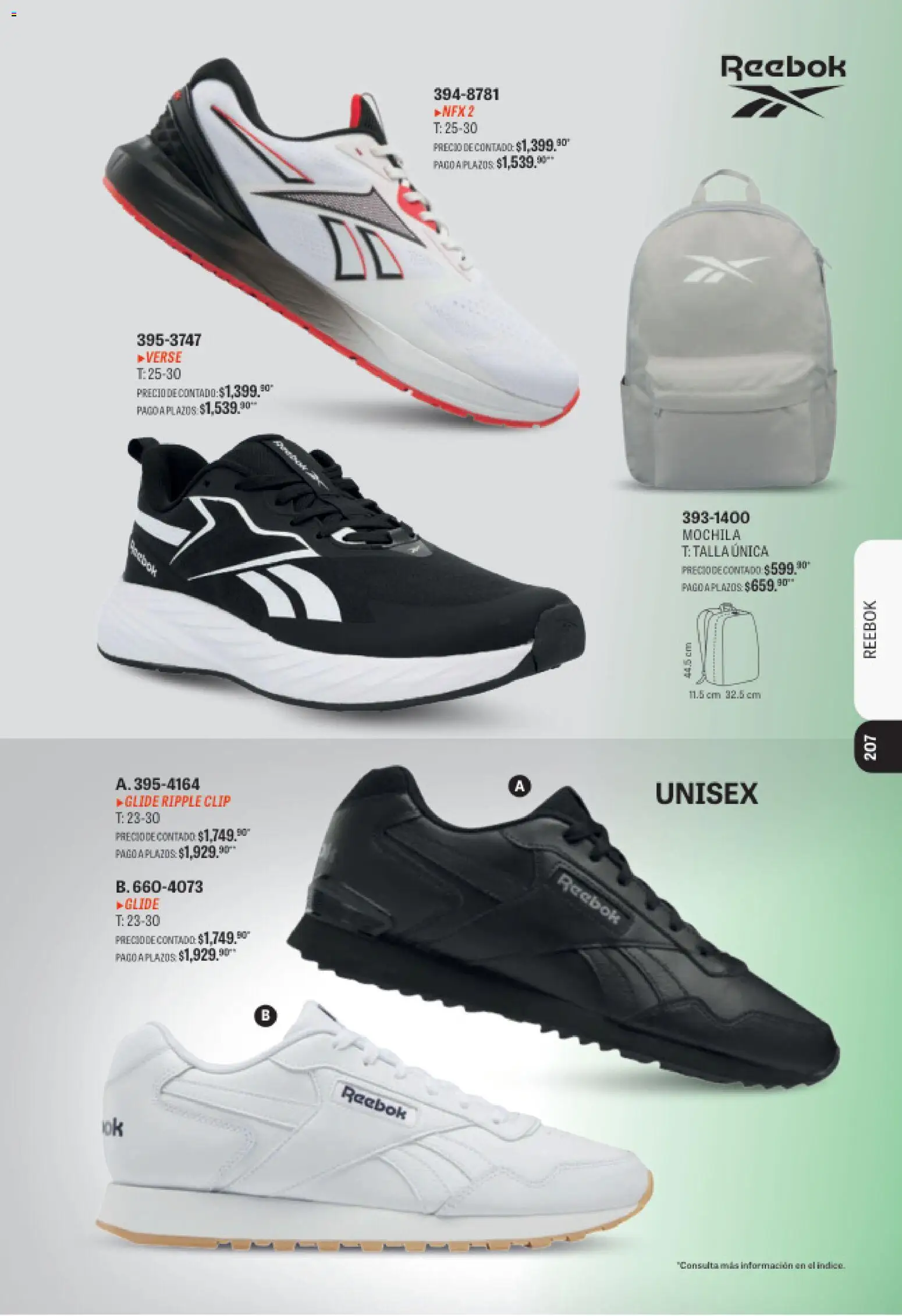 Nuevas ofertas de Andrea válidas en toda la República Mexicana desde el 09/08/2026. ¡Encuentra las mejores ofertas en Andrea catálogo Deportivo Completo! | Página: 207